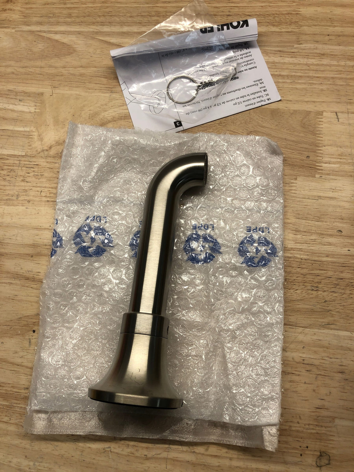 KOHLER TONE TUB SPOUT LESS DIVERTER
