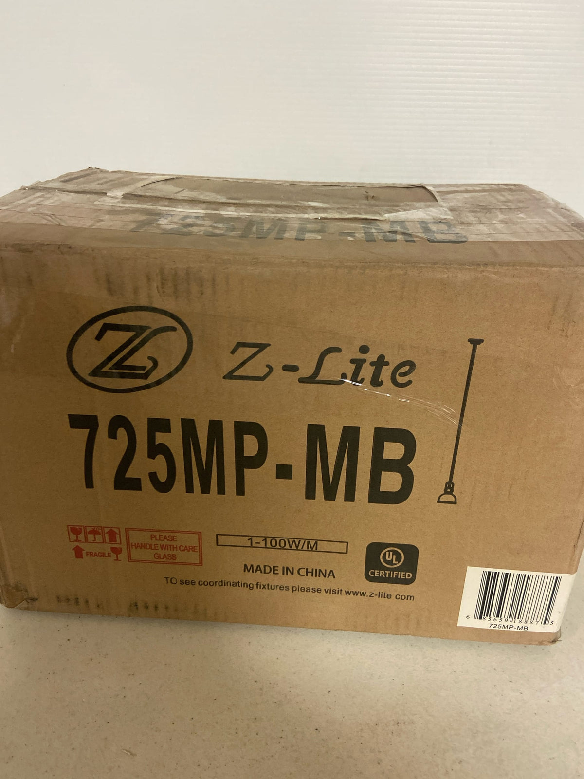 Z-Lite 725MP-MB Melange 8" Wide Mini Pendant - Matte Black