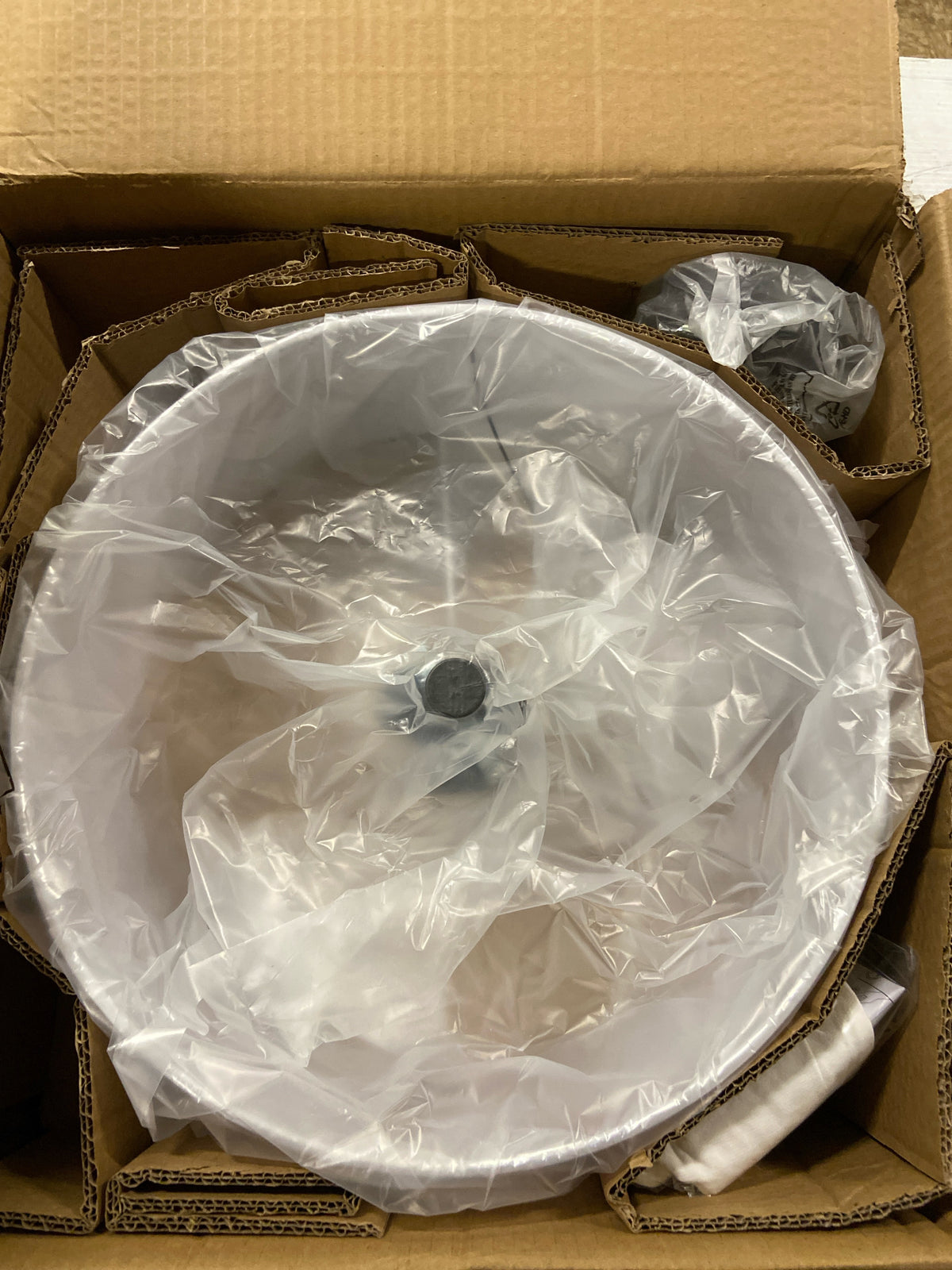 Dainolite 571-143SF-MB-WH Everly 3 Light 14" Wide Semi-Flush Drum Ceiling Fixture - Matte Black / White