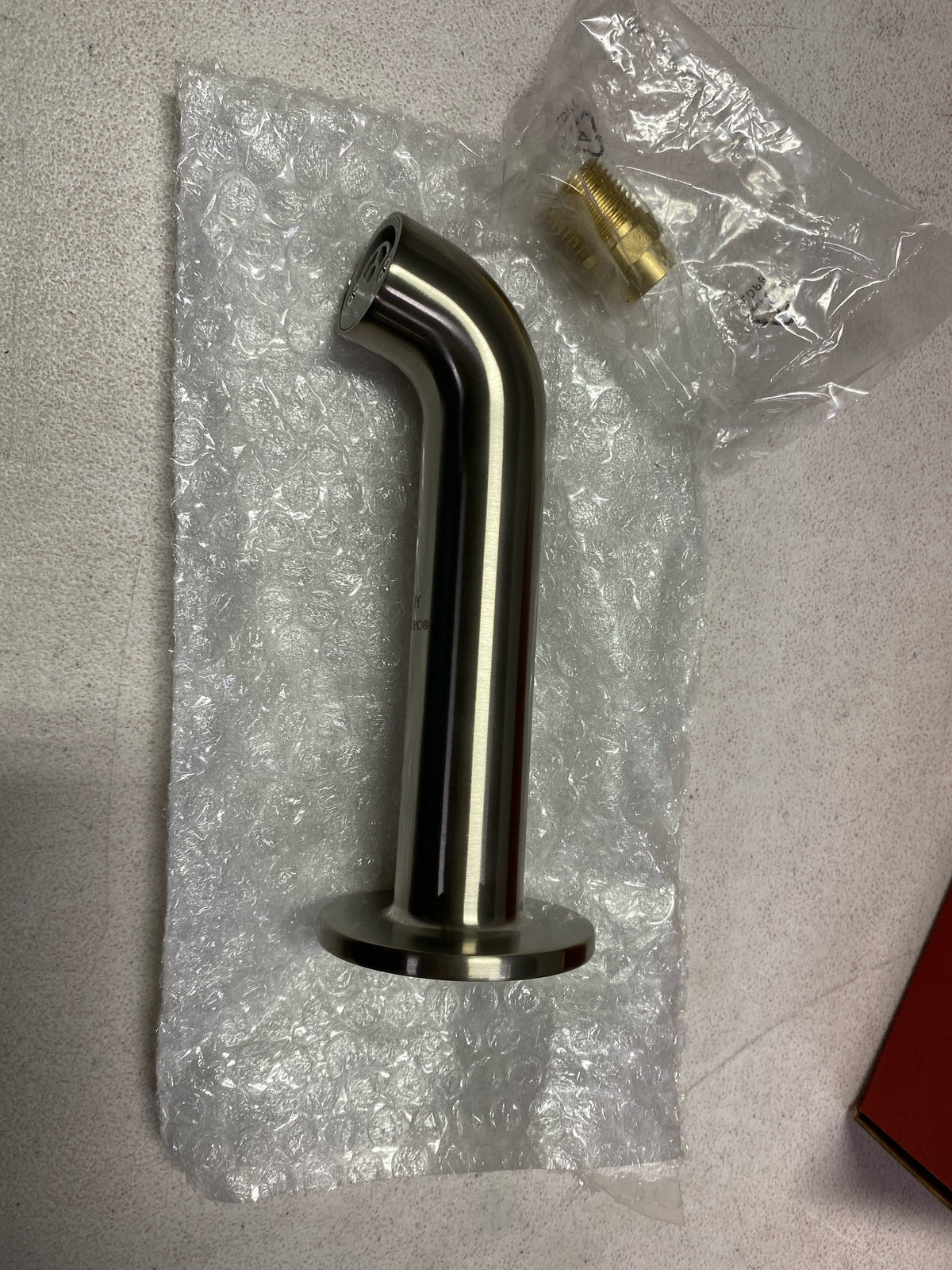 Pfister TBS-51SHWK Modern Round 6-7/16" Tub Spout - Brushed Nickel