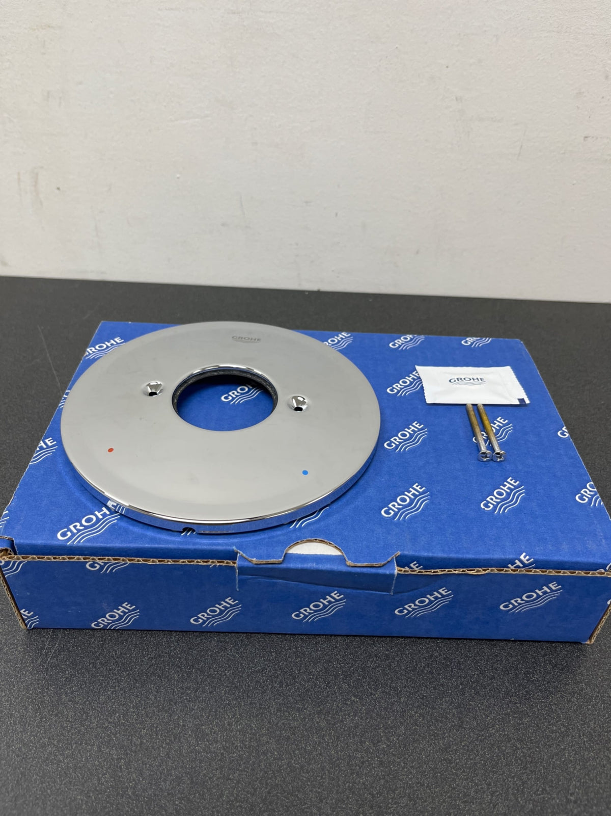 Grohe 45728000 Replacement 6-3/8" Round Escutcheon - na