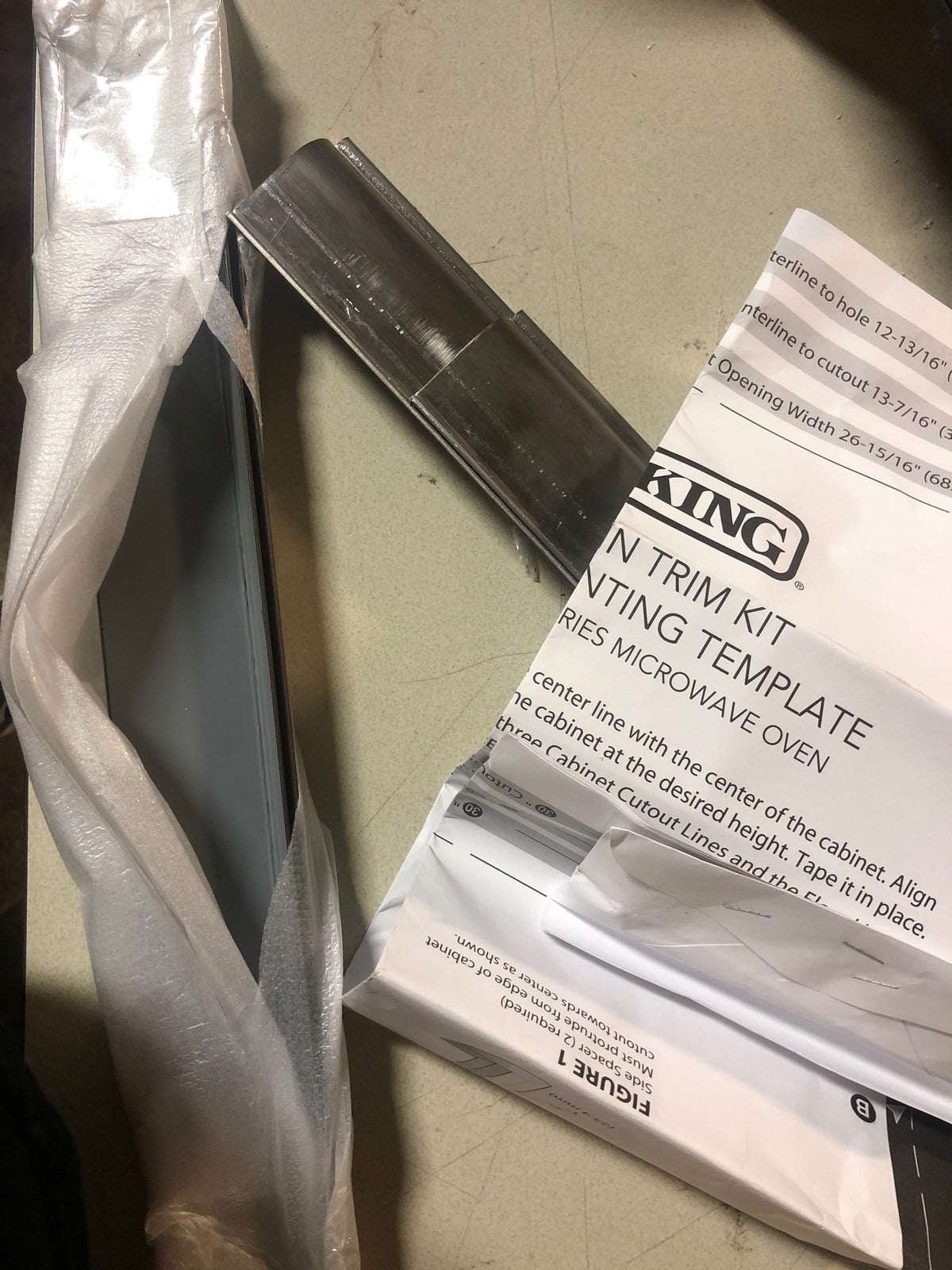 Viking PMF307TKSS 30 Inch Wide Microwave Trim Kit - Stainless Steel