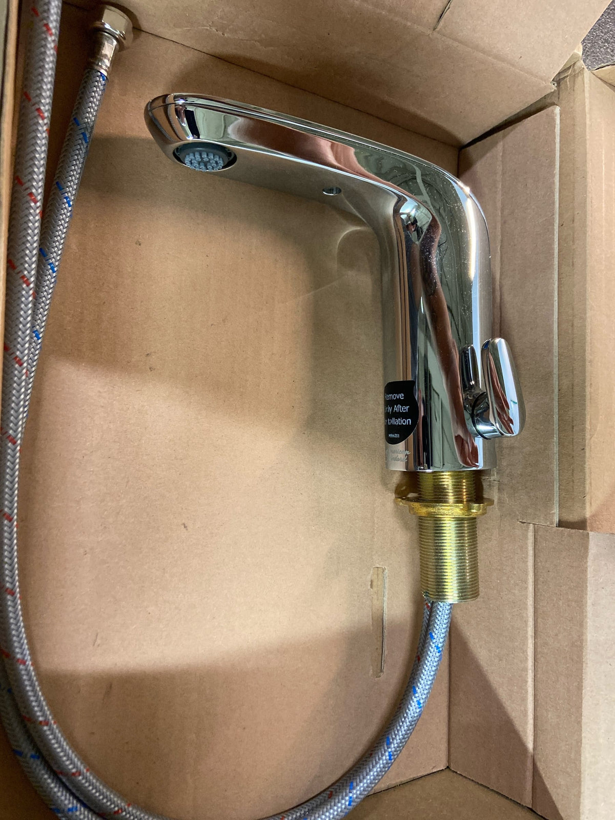 American Standard 7755305.002 NextGen Selectronic 0.5 GPM Single Hole Bathroom Faucet with Temperature Mixing Lever - Polished Chrome