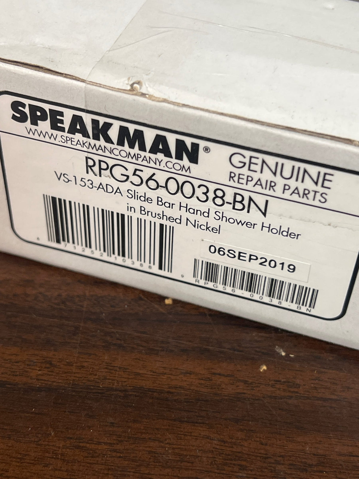 Speakman RPG56-0038-BN Hand Held Shower Holder - Brushed Nickel