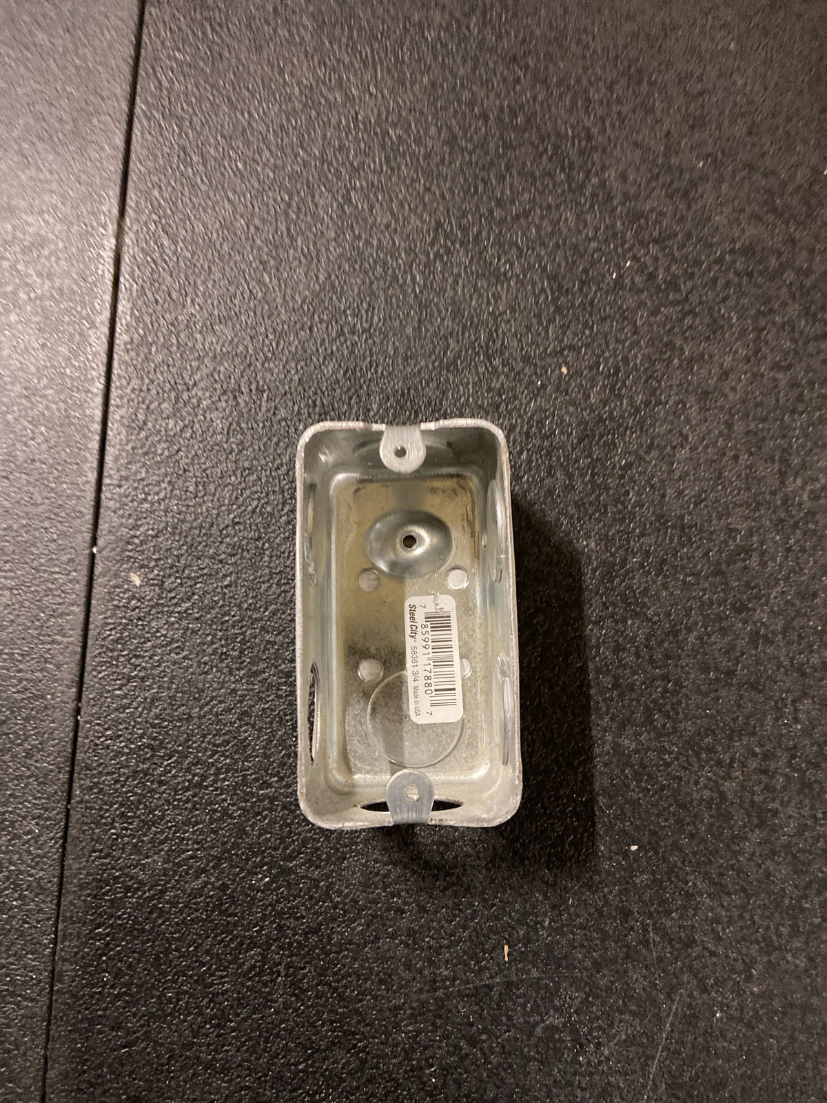 Steel City 4 in. 2-1/8 in. Handy Box with 3/4 in. Knockouts 5836134-25R