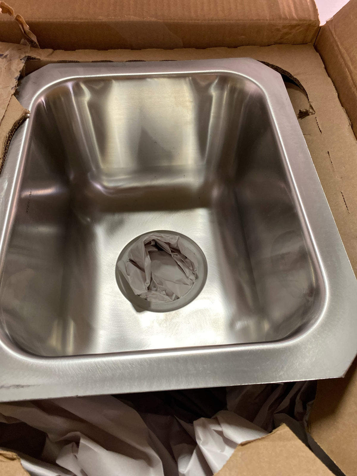 Sterling UCL1515 Springdale Undercounter Undermount Stainless Steel 14 in. Single Basin Kitchen Sink