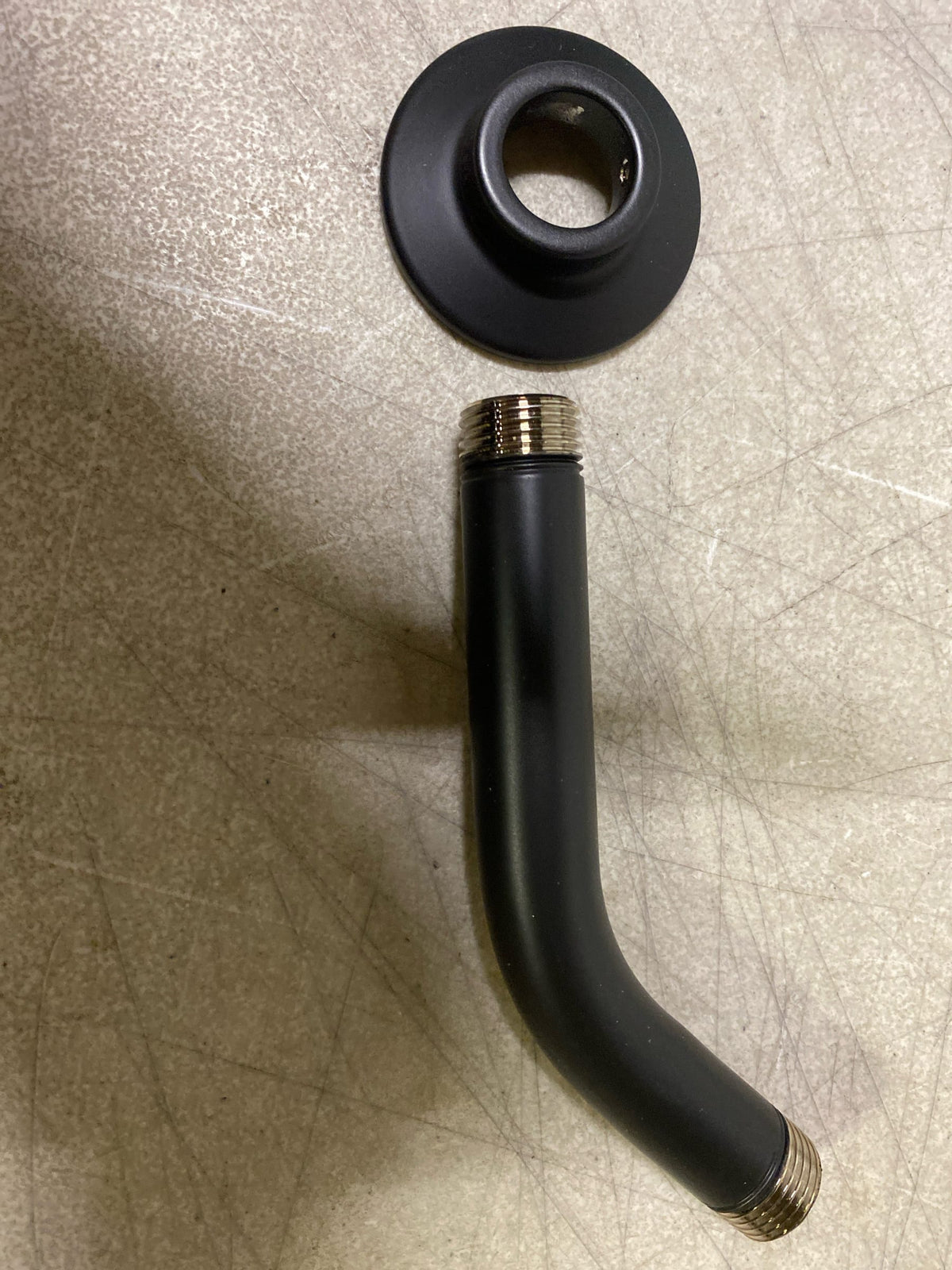 Kohler K-7395-BL 5-3/8" Wall Mounted Shower Arm and Flange - Matte Black