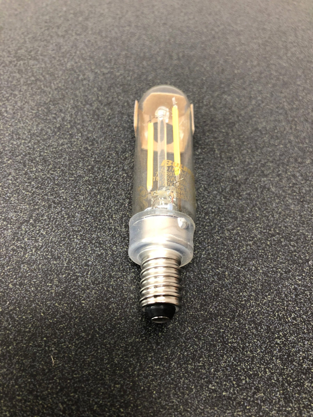 Bulbrite 776891 2.5 Watt LED T6 Clear Decorative Candelabra (E12) Base, 3000K Light Bulb, Soft White