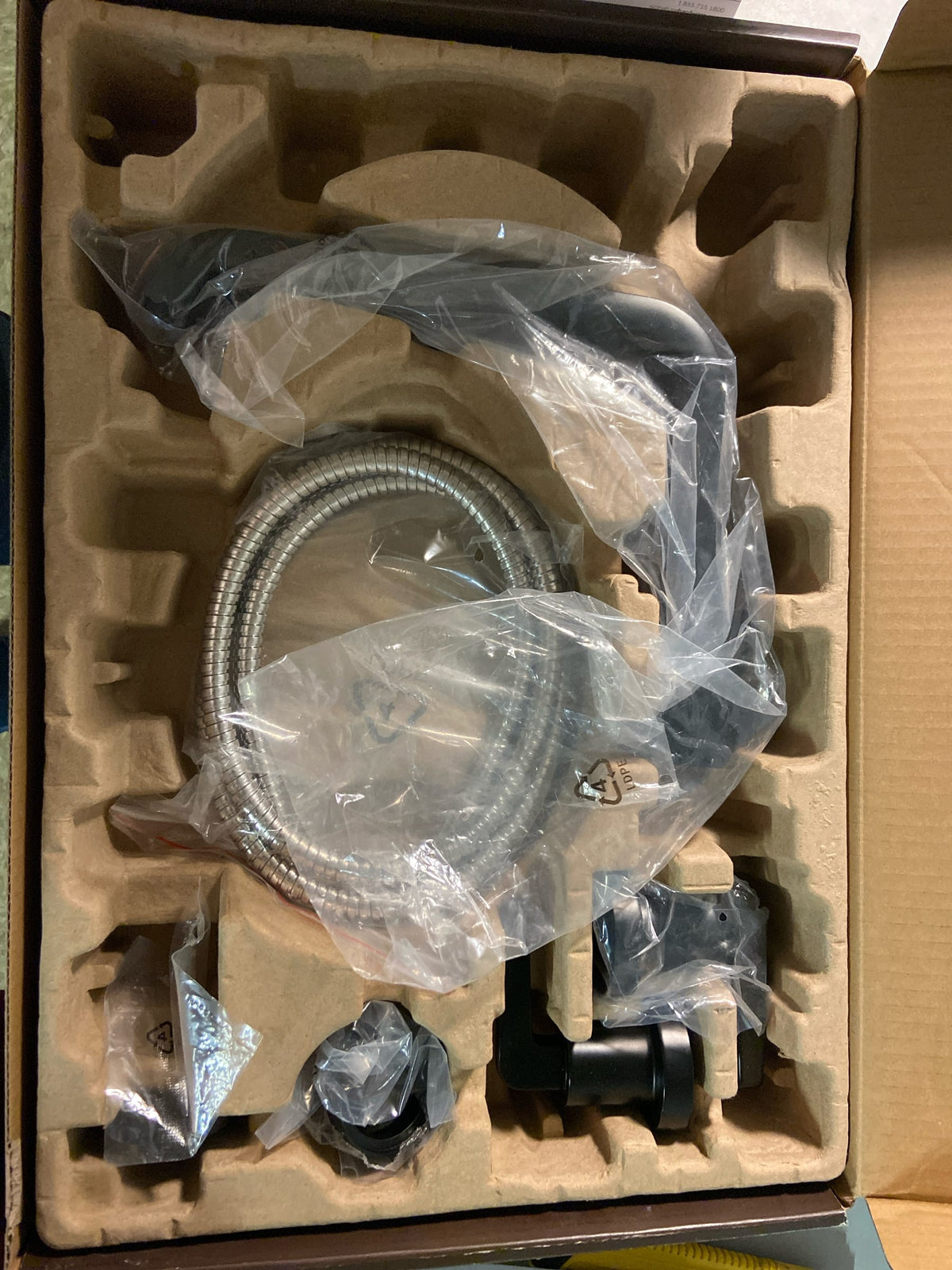Signature Hardware SHDR4RTGMB Drea Deck Mounted Roman Tub Filler with Built-In Diverter - Includes Hand Shower - Matte Black