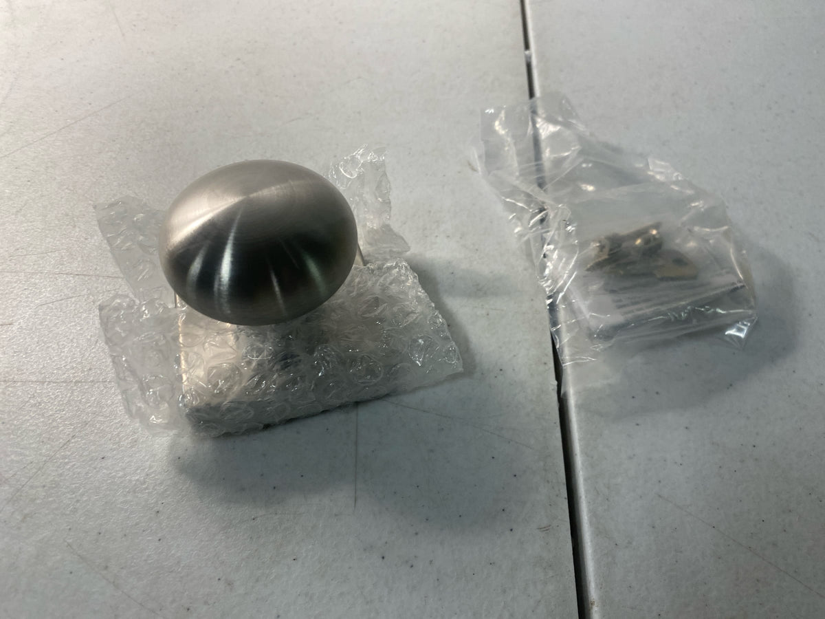 Sure-Loc Hardware Sure-Loc Door Hardware Durango-Square Satin Nickel No Deadbolt Passage Door Knob