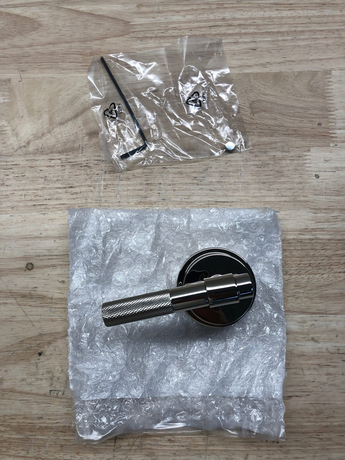 Brizo HL6633-PN Litze Handle Kit for Sensori Thermostatic Valve Trim - T-Lever Handle - Brilliance Polished Nickel
