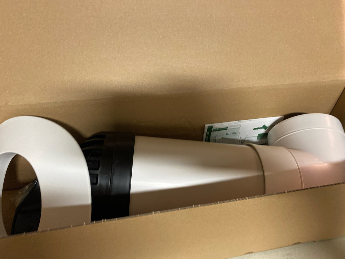 Rinnai 223174PP 8.7" Long Horizontal Termination Kit for Condensing Tankless Water Heaters - White