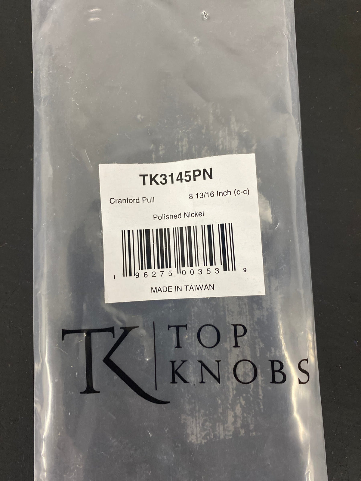 Top Knobs TK3145PN Cranford 8-13/16 Inch Center to Center Handle Cabinet Pull - Polished Nickel