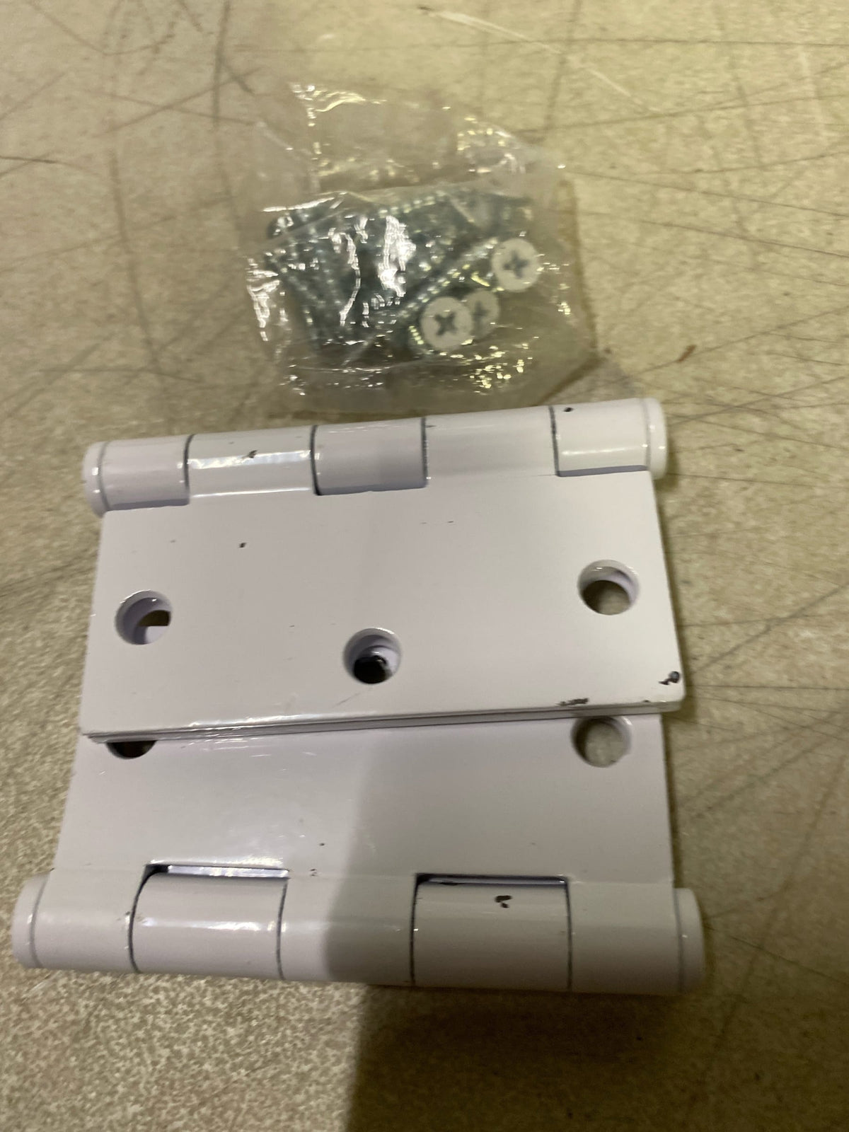 Deltana S35HDUSPW HD Value Choice for Indoor Applications Steel 3 1/2-Inch x 3 1/2-Inch Square Hinge