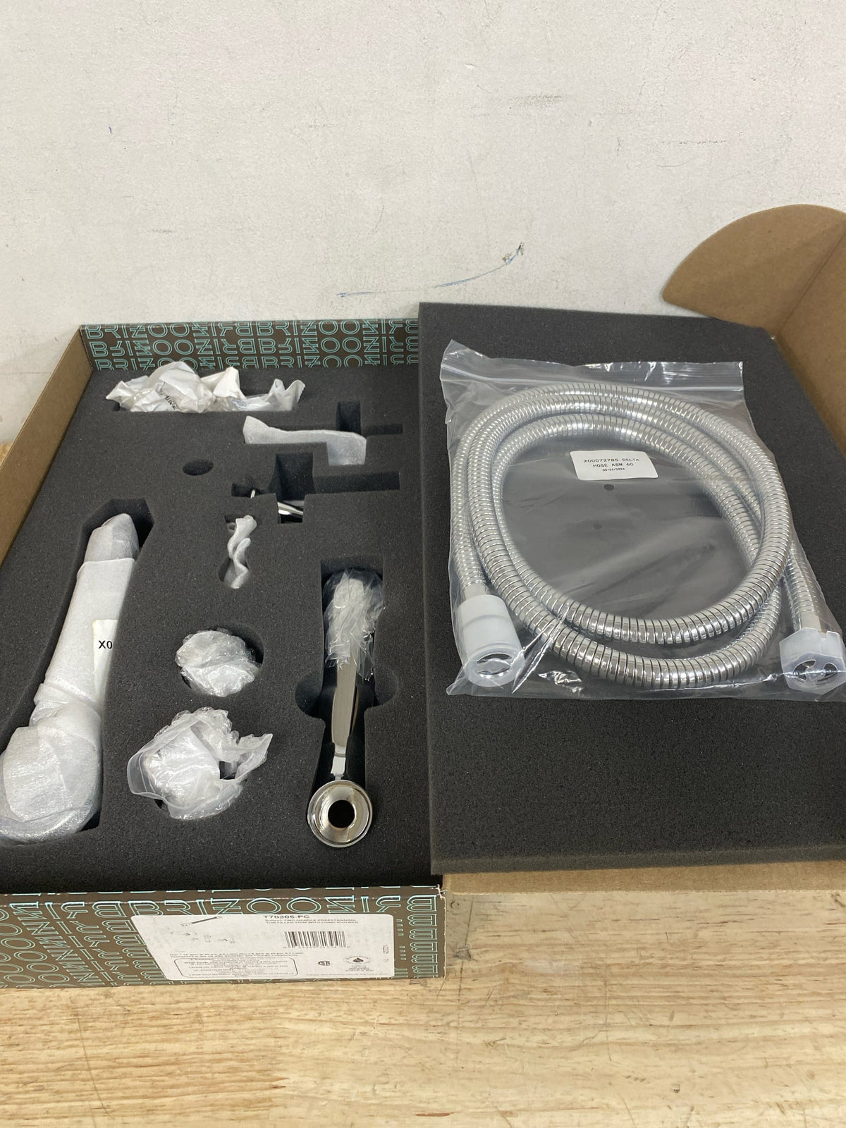 Brizo Baliza: Two-Handle Freestanding Tub Filler Trim