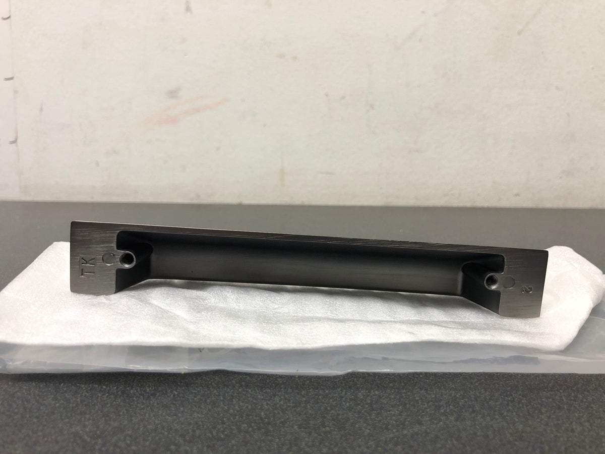 Top Knobs TK774AG Channing 5 Inch Center to Center Cup Cabinet Pull from the Barrington Series - Ash Gray