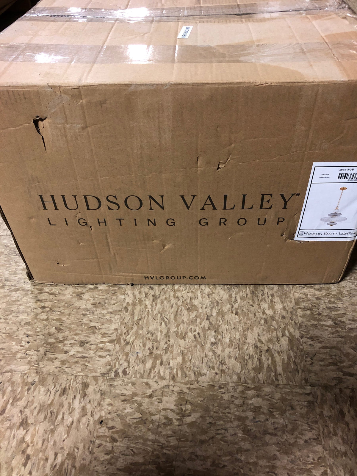 Hudson Valley Lighting 2619-AGB Williams - 20W 1 LED Pendant-18.75 Inches Tall and 19 Inches Wide
