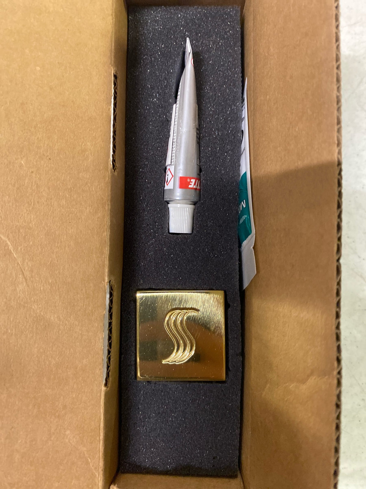ThermaSol SVSQ-PB SteamVection Square Brass Steam Head - Polished Brass