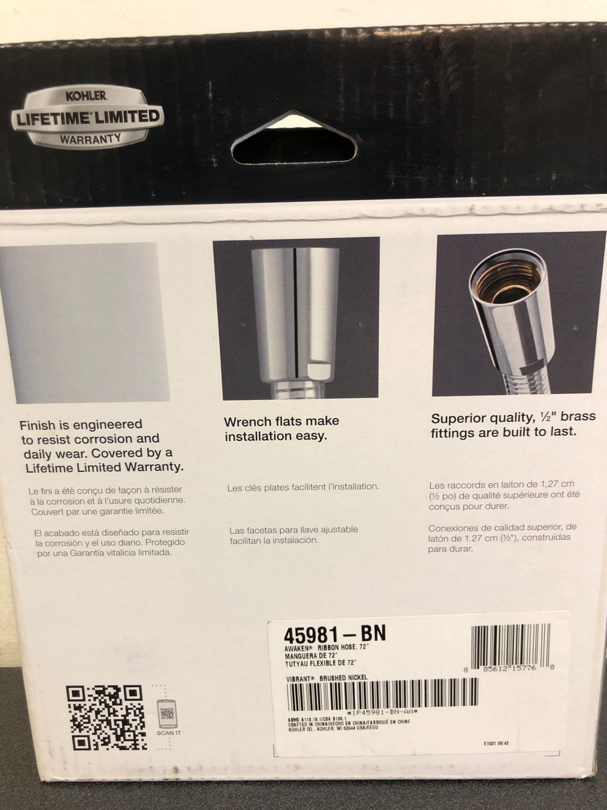 Kohler Awaken 72" Ribbon Hand Shower Hose
