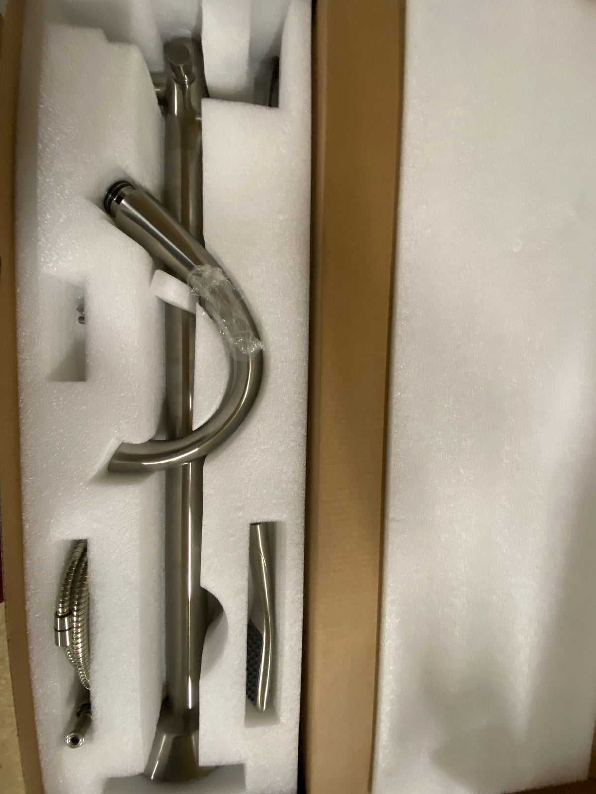 Signature Hardware 448462 Provincetown Floor Mounted Tub Filler Faucet - Includes Hand Shower - Brushed Nickel