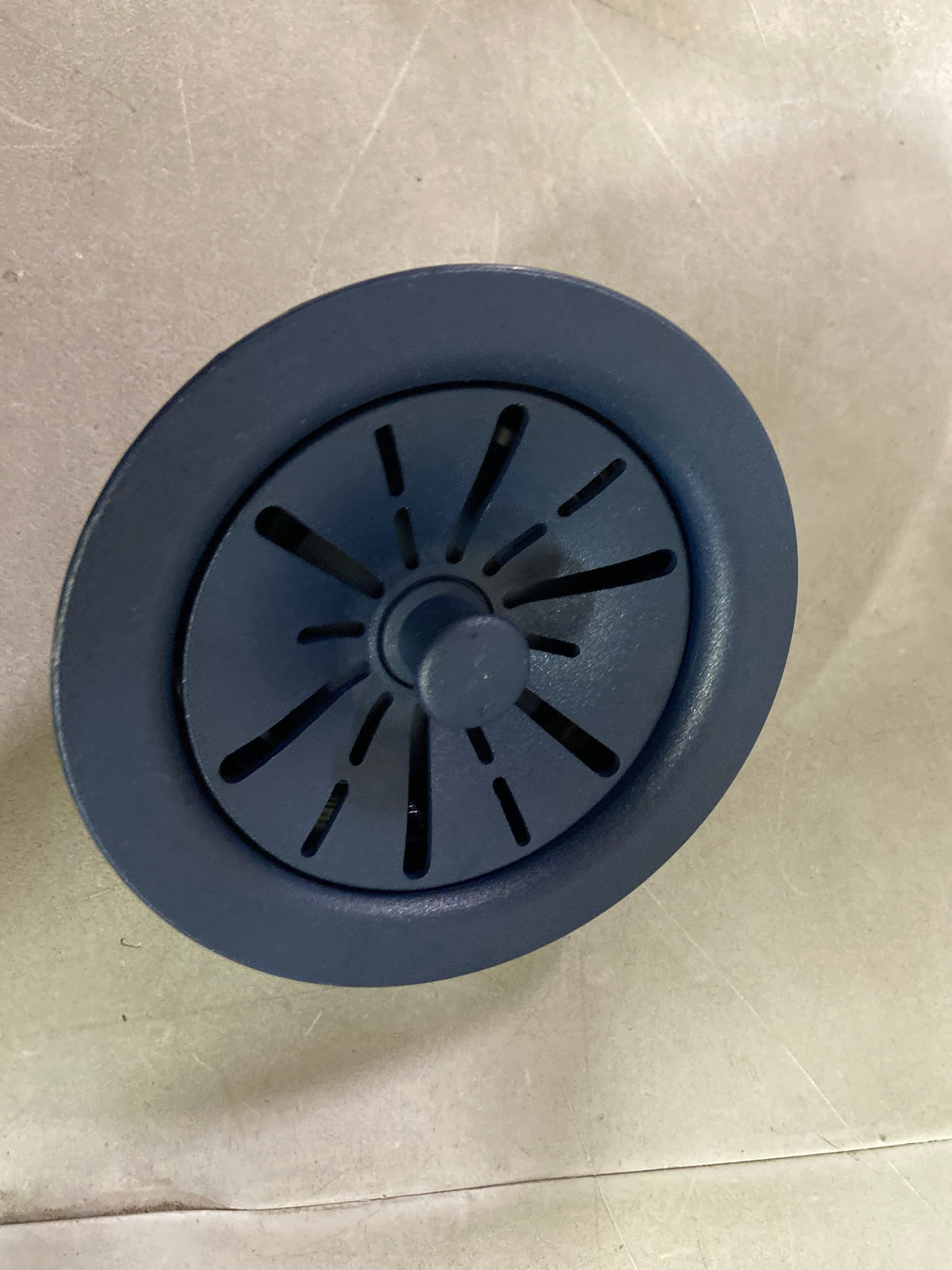Elkay LKPDQD1 Perfect Drain 3-1/2" Polymer Disposer Flange with Removable Basket Strainer and Rubber Stopper - Jubilee