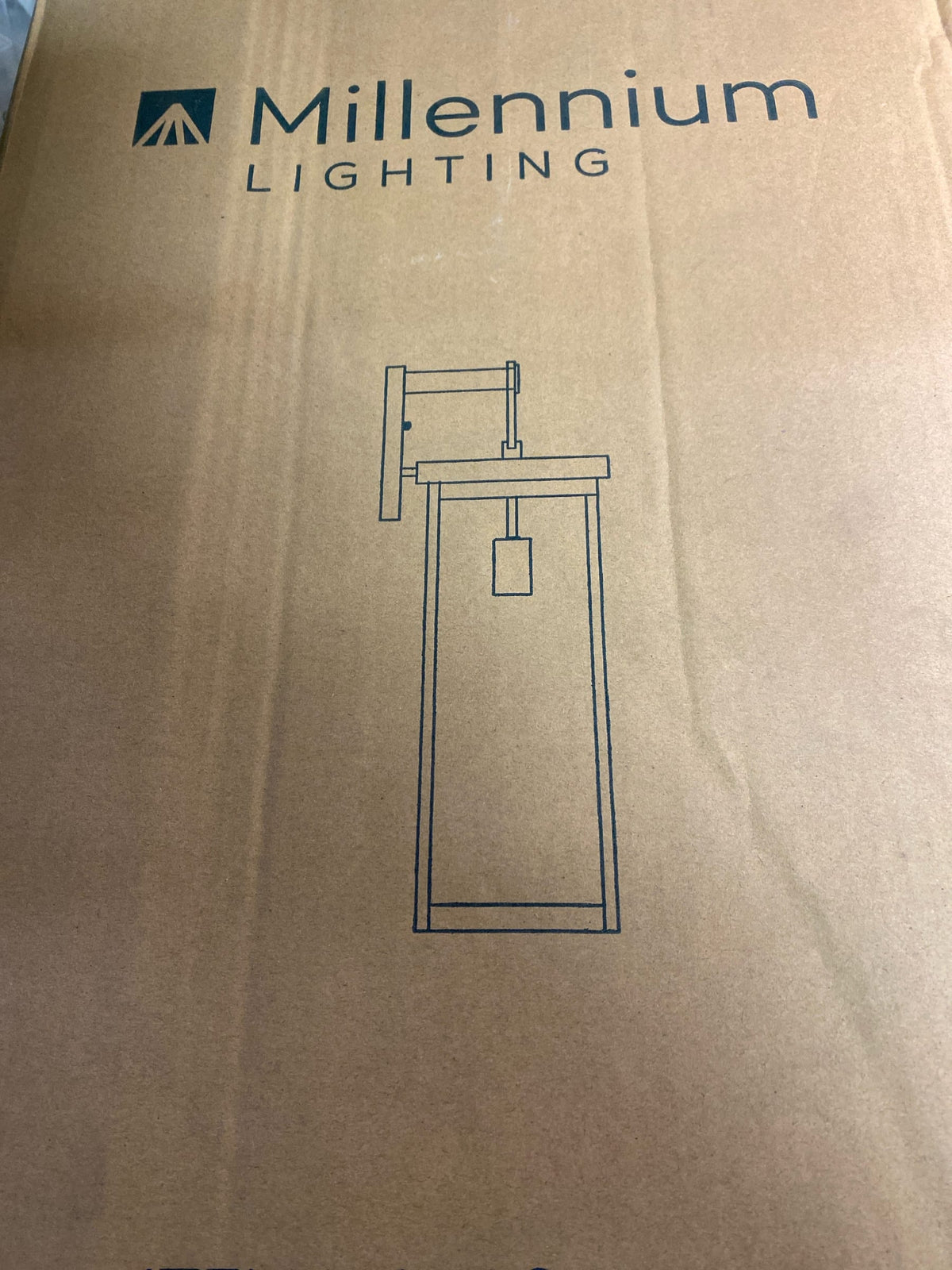 ML Lighting | Barkeley Collection | 42602-PBZ | 22" Modern One Bulb Outdoor Steel Medium Wall Sconce | Anti-Rust Powder Coat Bronze with Clear Glass Shade | Exterior Ambient Light for Safety