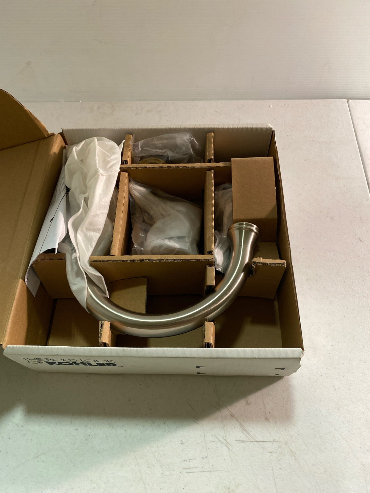 Kohler K-T26428-4-BN Bellera Deck Mounted Roman Tub Filler - Vibrant Brushed Nickel