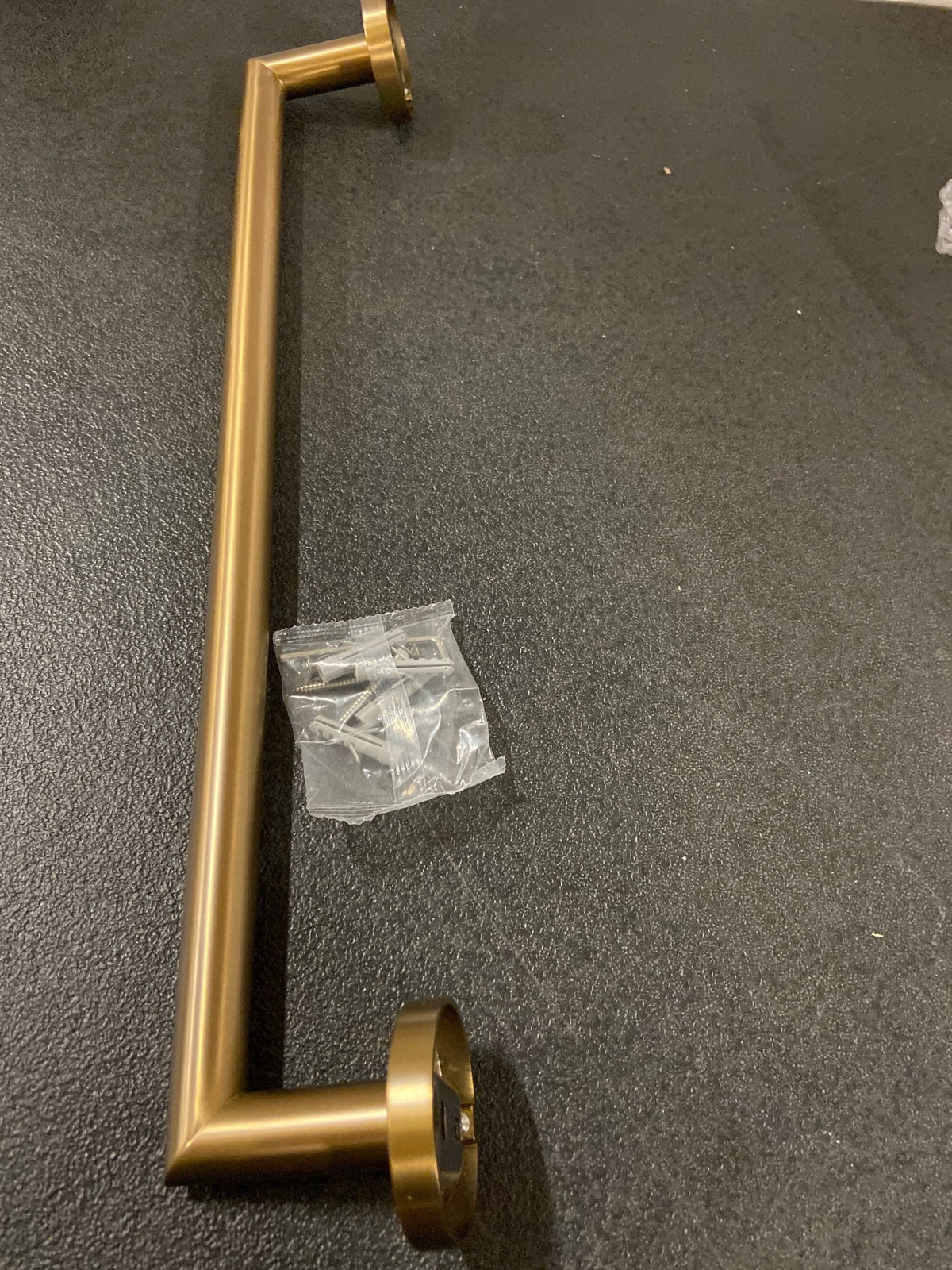 ICO Bath V63149 Volkano Summit 18" Towel Bar - PVD Brushed Bronze