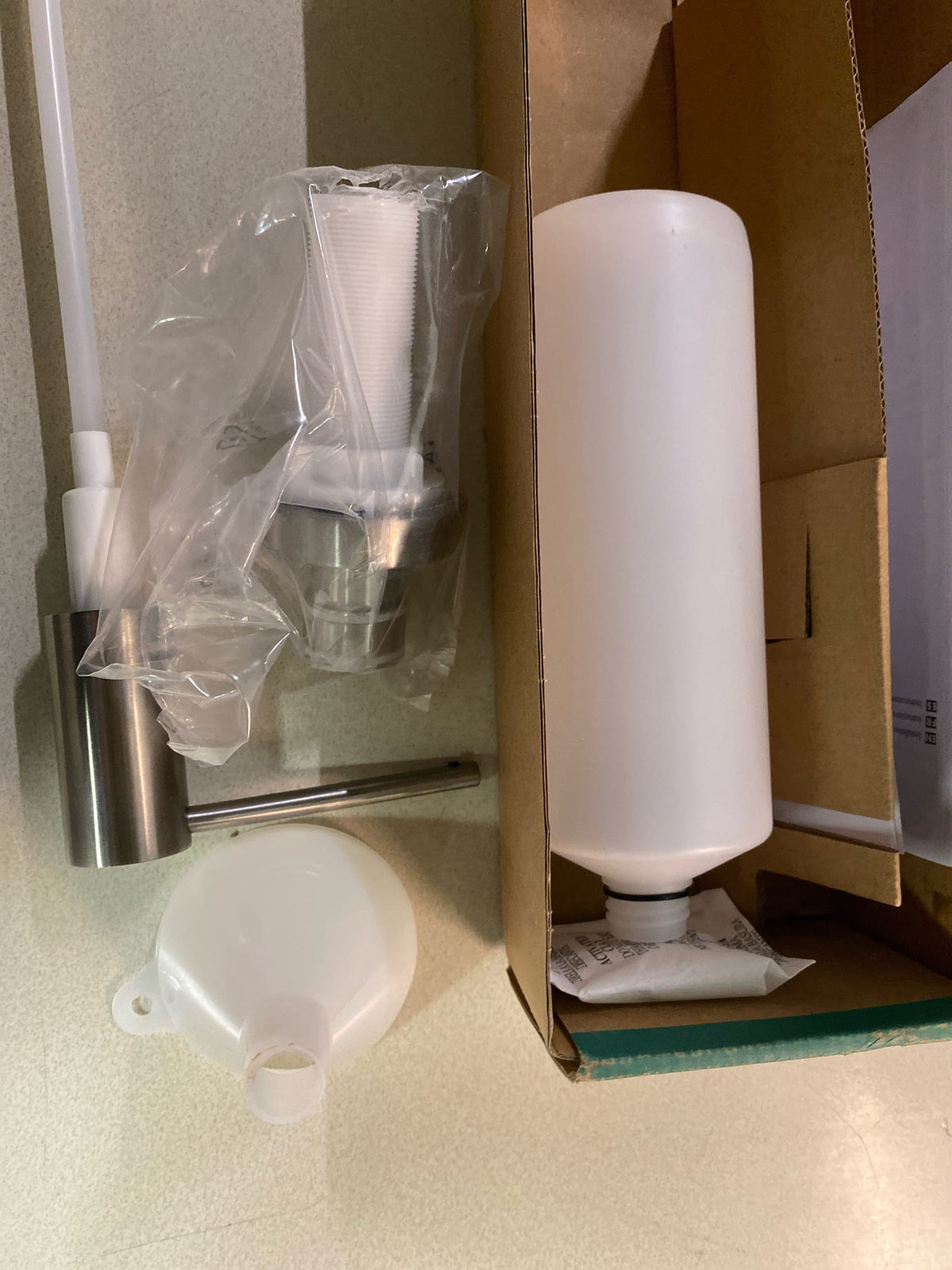 Hansgrohe 40448801 Deck Mounted Soap Dispenser with 16 oz Capacity - Steel Optic
