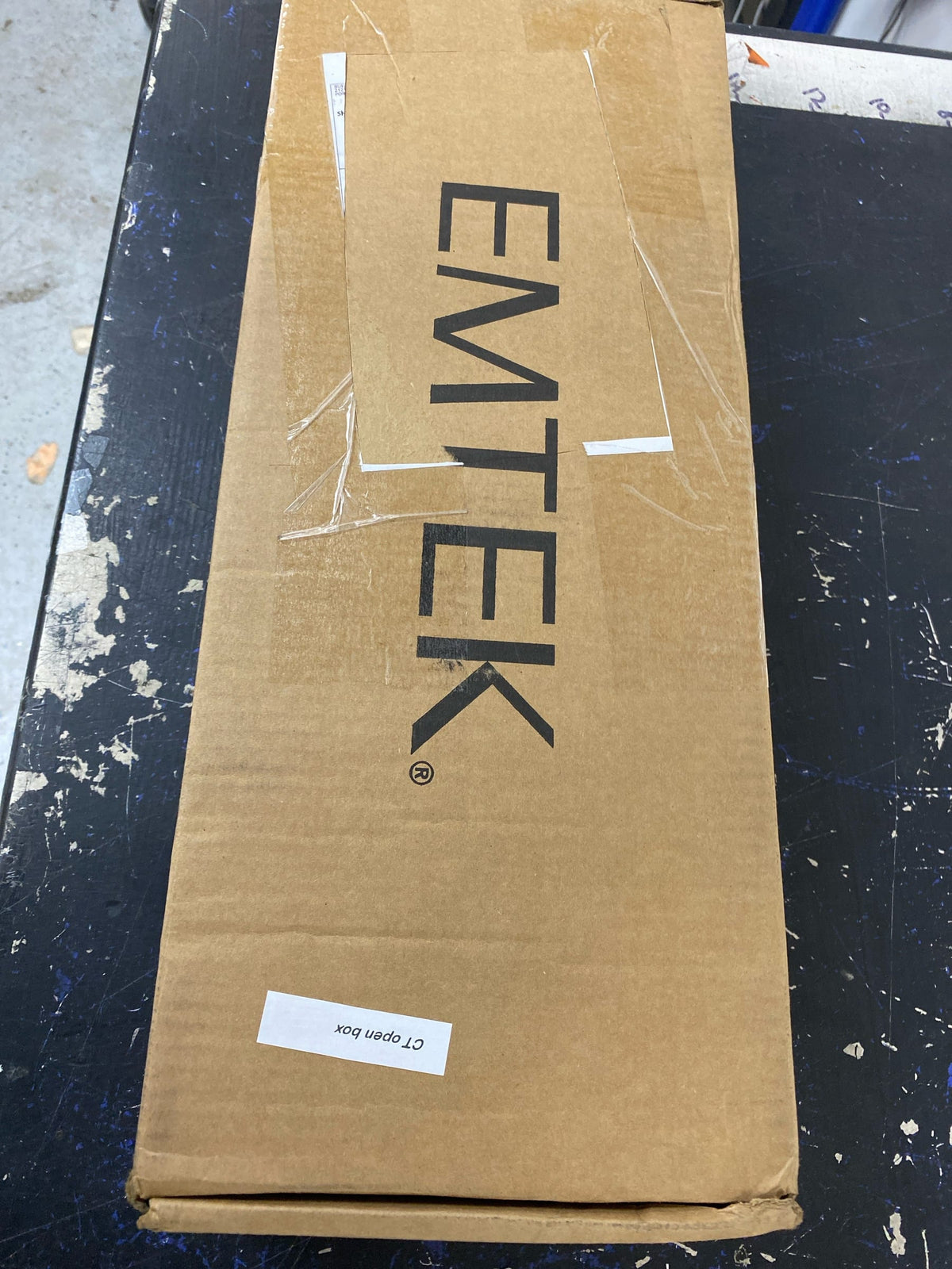 Emtek 1L1A11MB Sandcast Bronze Door Configuration 1 or 6 Keyed Entry Multi Point Trim with American Cylinder Below Handle - Medium Bronze