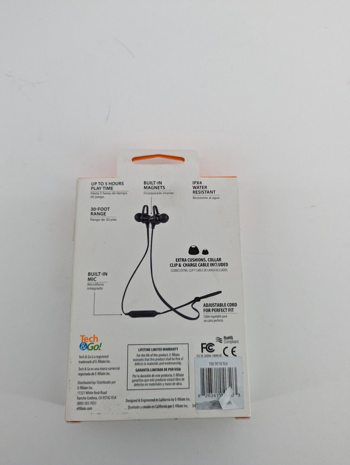 Tech&go Signature series wireless earphones - built in mic