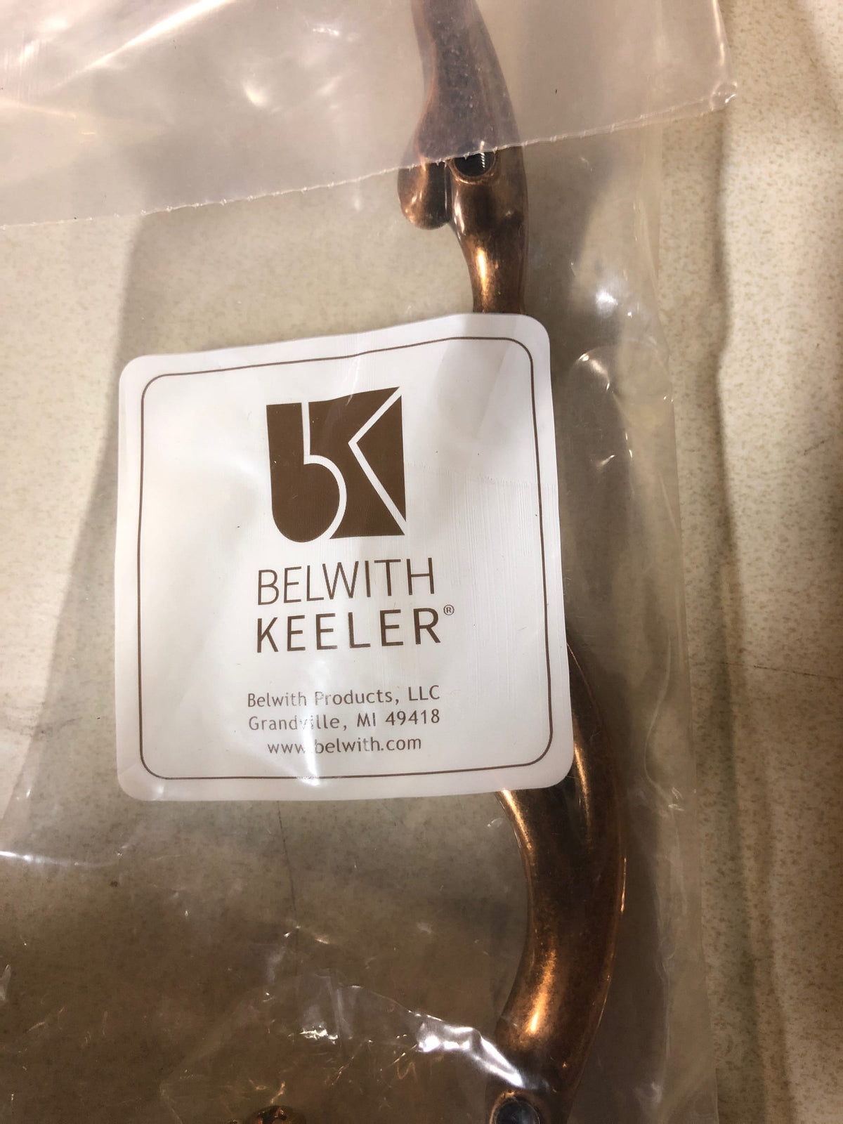 Belwith-Keeler B057254-ARG 128mm Center to Center Pull, Antique Rose Gold