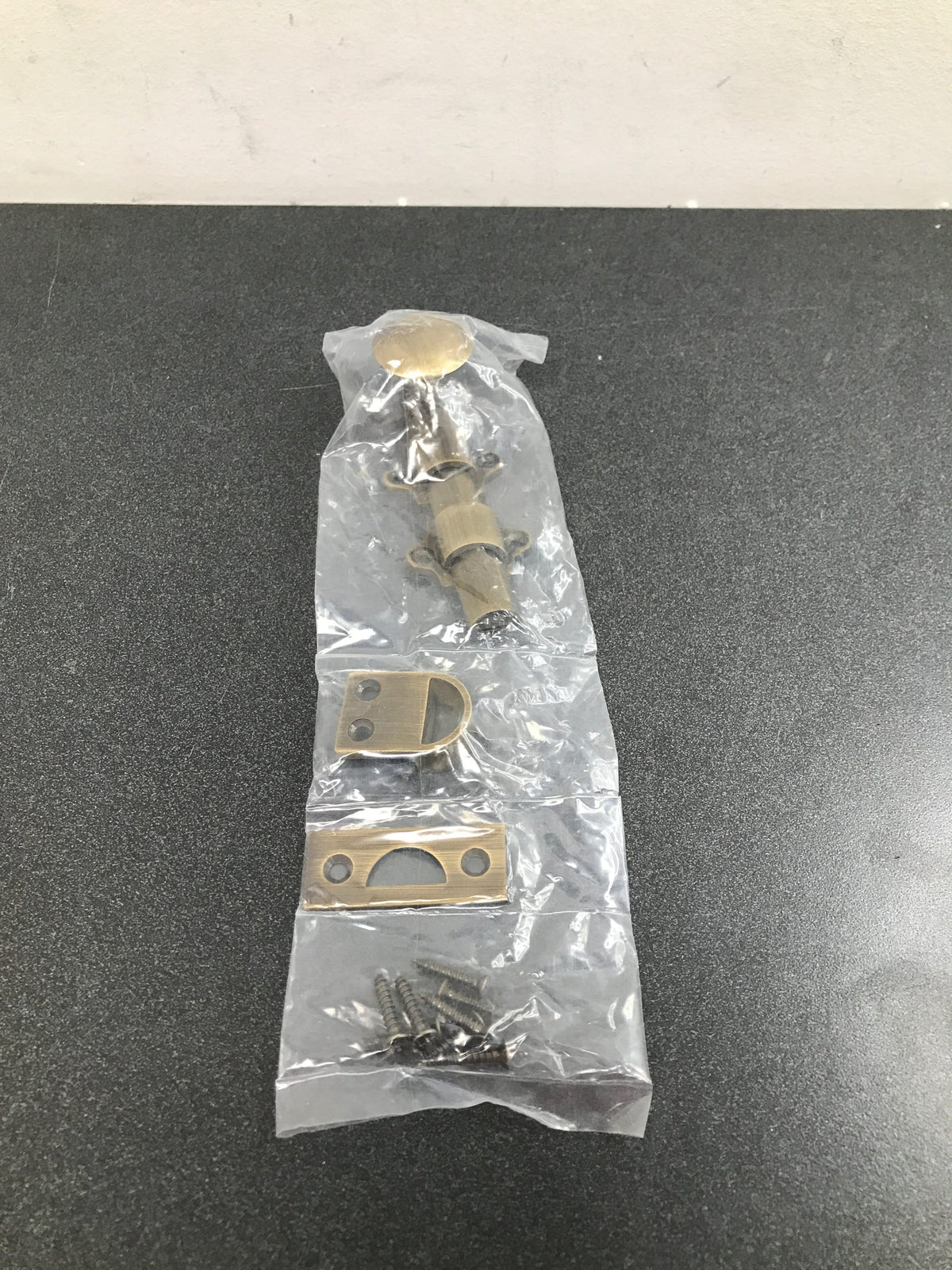 Emtek 8516US7 4 Inch Solid Brass Surface Mounted Dutch Door Security Bolt - French Antique