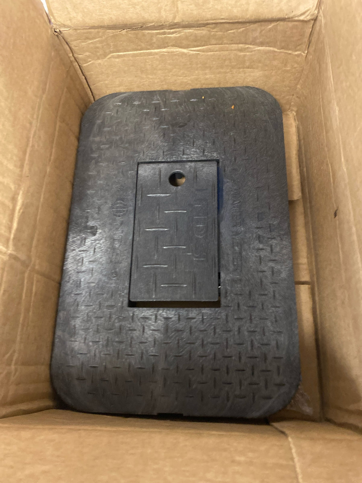 Jones Stephens M12006 16-1/4" Long Reader Lid for Water Meter Box - Black