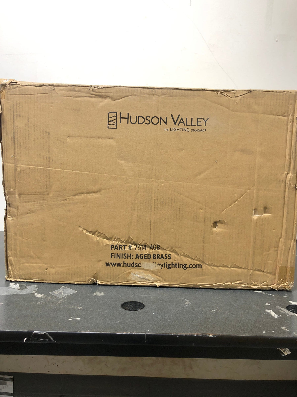Hudson Valley Lighting 7514-AGB Belleville 14" Wide Pendant - Aged Brass