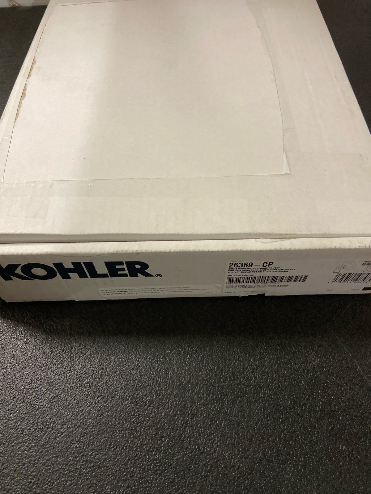 Kohler K-26369-CP Contemporary Beverage Faucet - Polished Chrome
