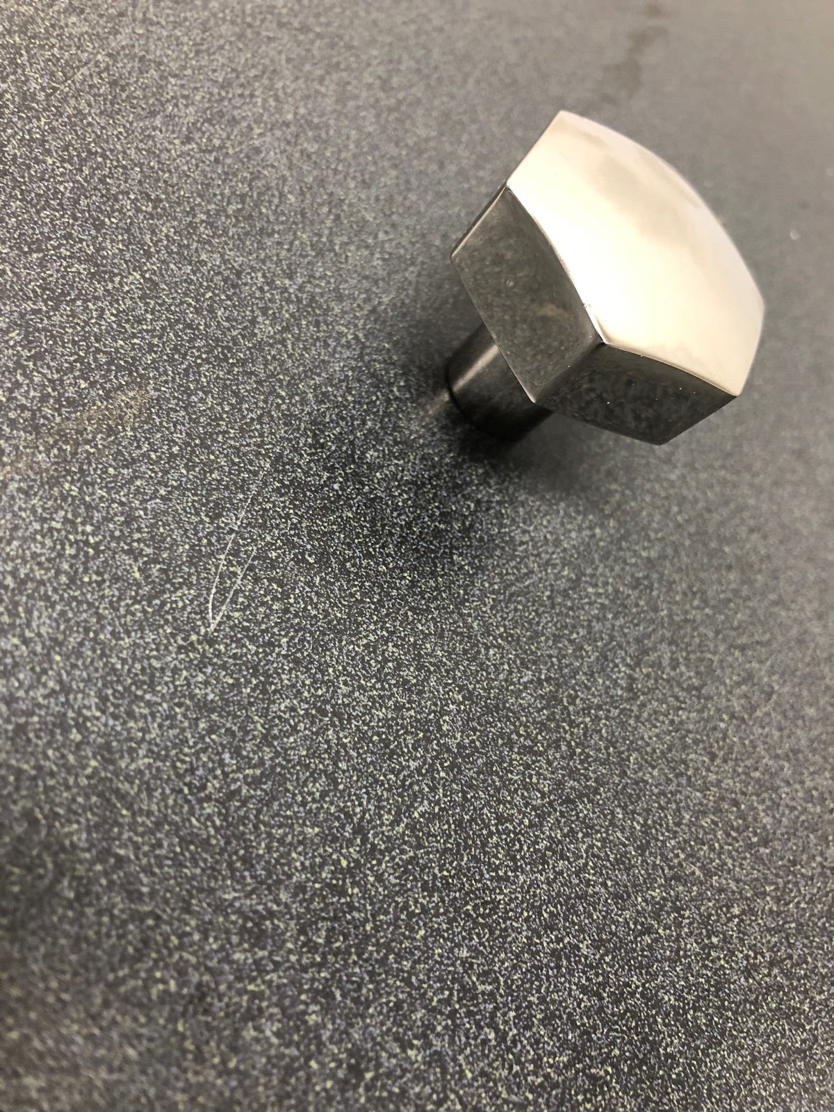 Emtek 86458US14 Mod Hex 1-1/2 Inch Geometric Cabinet Knob - Polished Nickel