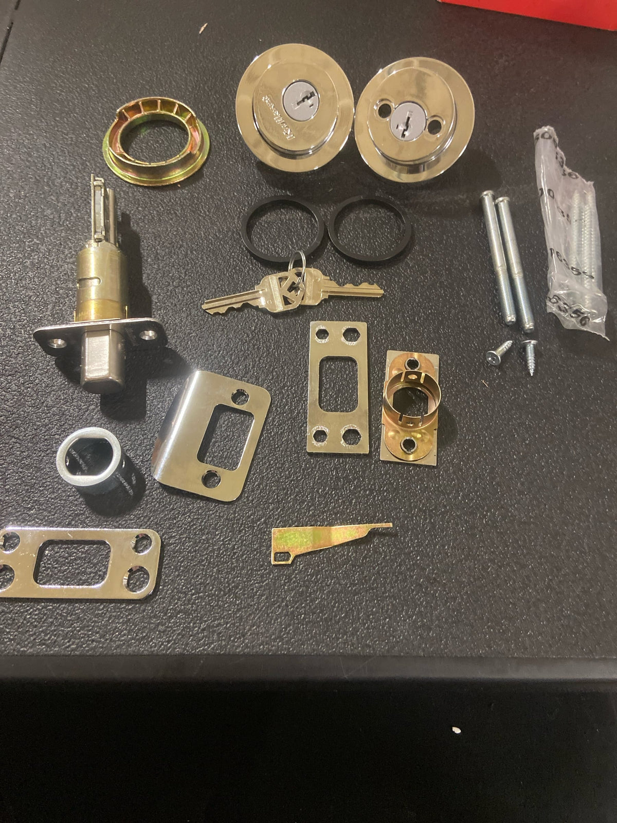 Kwikset 159RDT-26S.STRKP Milan Double Cylinder Keyed Entry Deadbolt with SmartKey - Polished Chrome