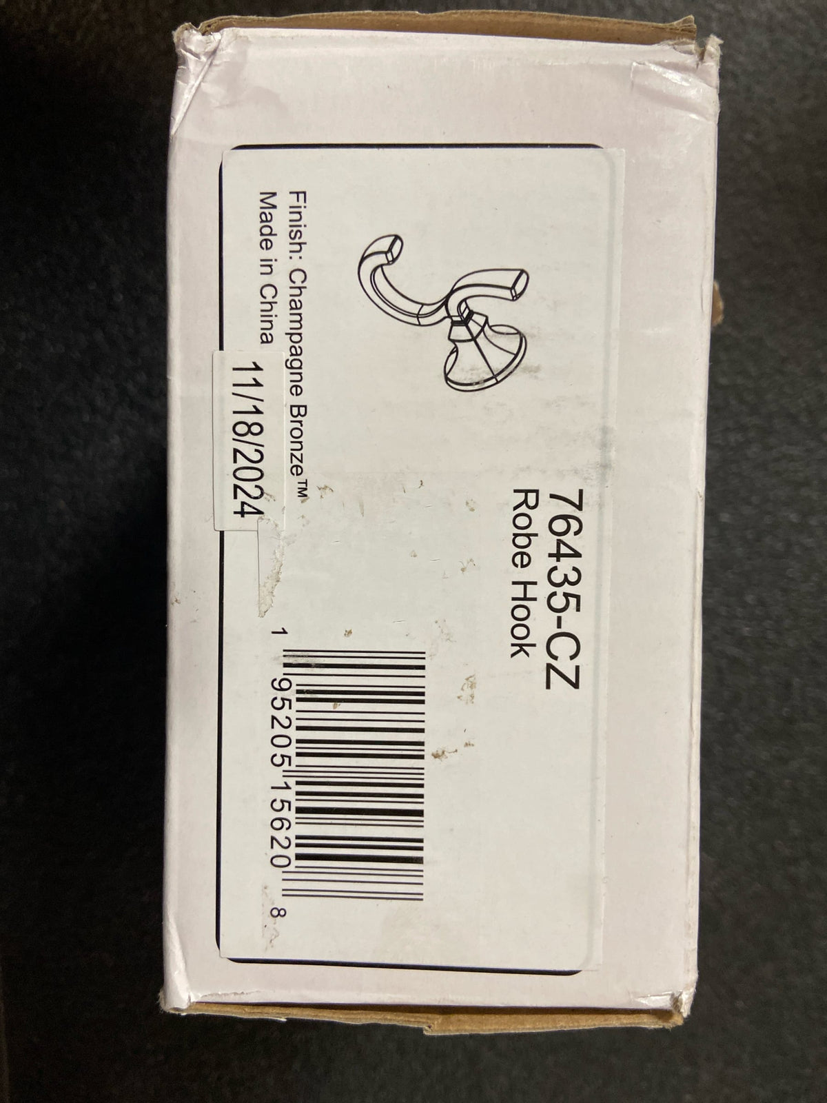 Delta 76435-CZ Ashlyn Double Robe Hook - Champagne Bronze
