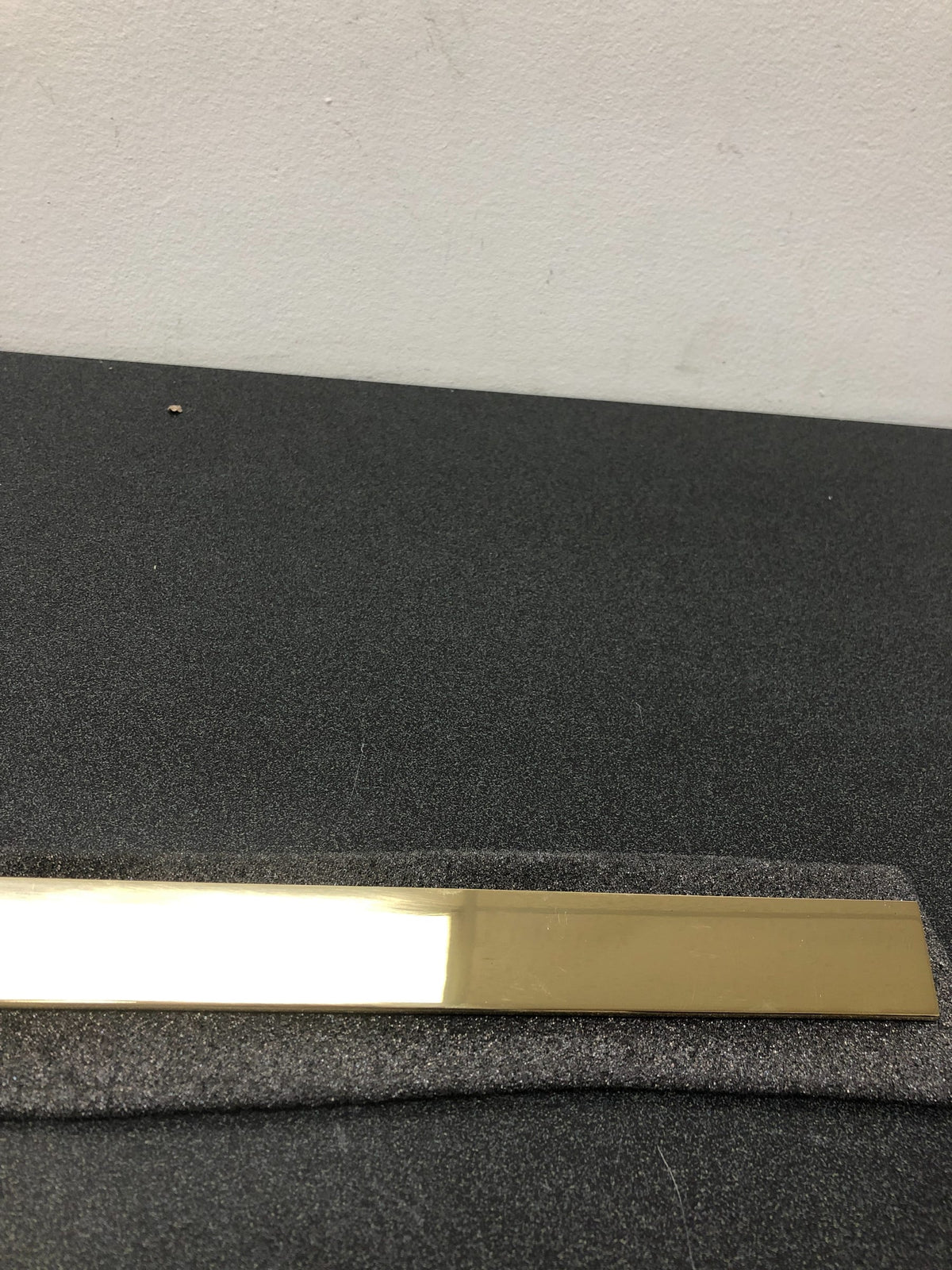 Alno A970-8-PB/NL Tab 8-1/2 Inch Long Finger Cabinet Pull - Unlacquered Brass