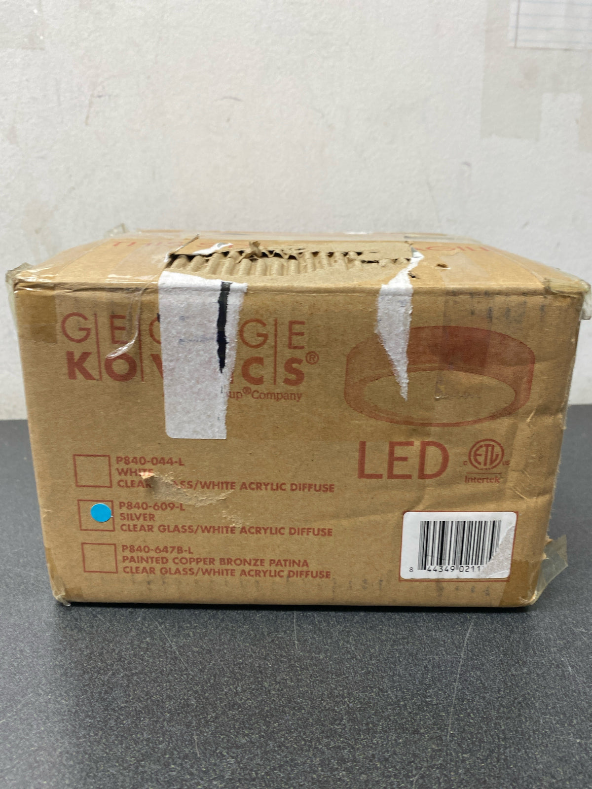 George Kovacs Lighting - 12W 1 LED Outdoor Flush Mount in Contemporary Style-6