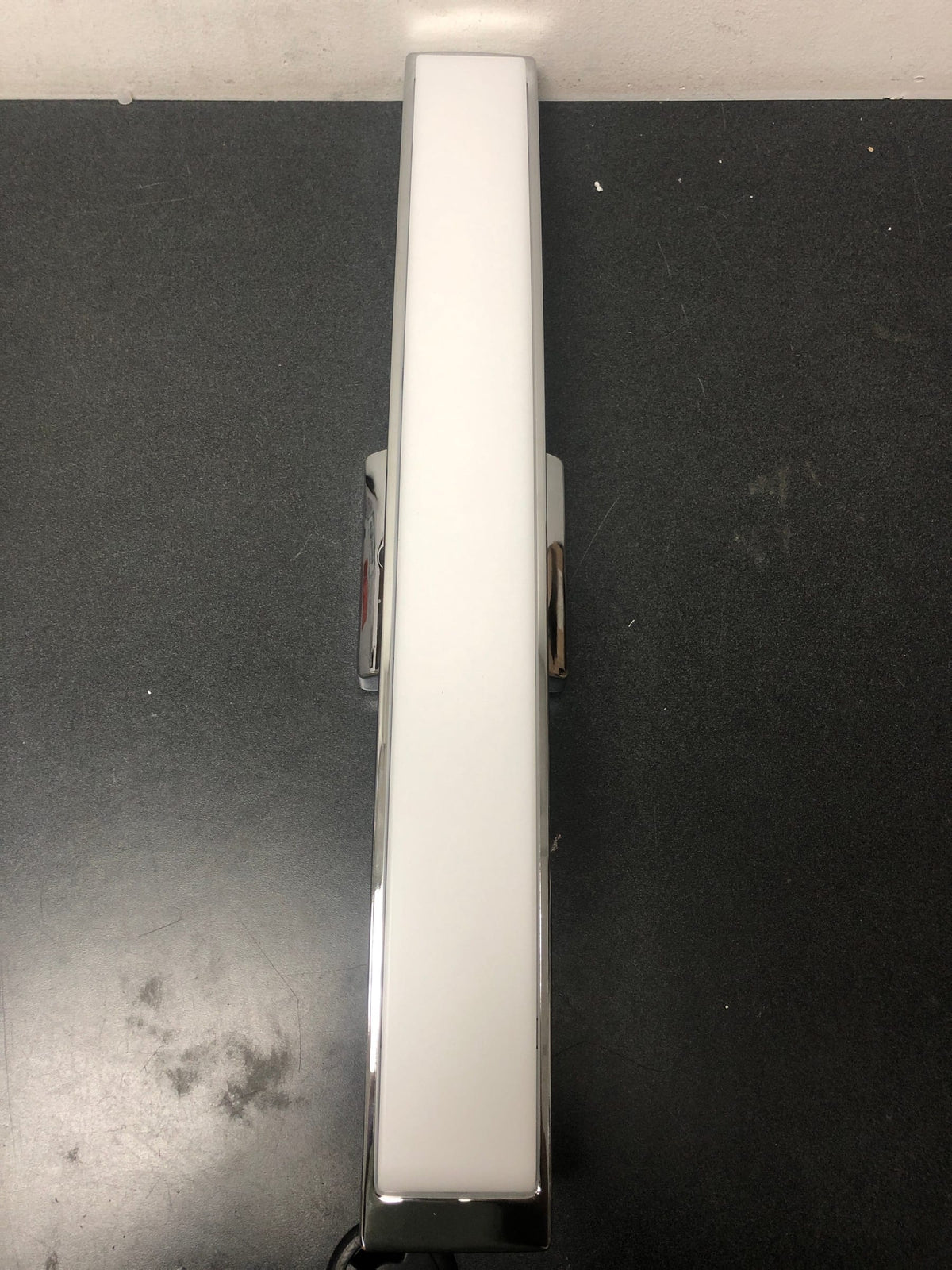 Hampton bay 537999010 Collier Heights 24 in. Chrome Curved Selectable LED Bathroom Vanity Light Bar Flush Mount with Night Light Feature
