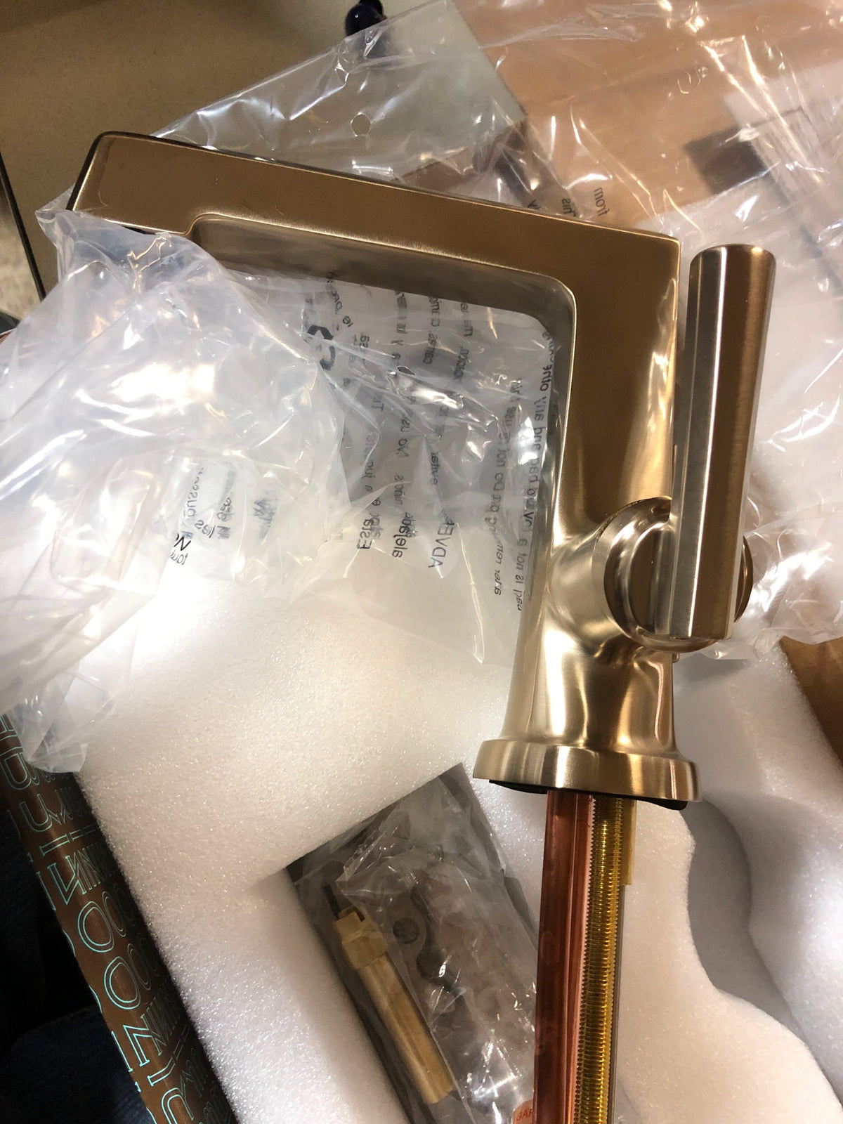 Brizo 65098LF-GL-ECO Levoir 1.2 GPM Single Hole Bathroom Faucet - Pop-Up Drain Assembly Included - Luxe Gold