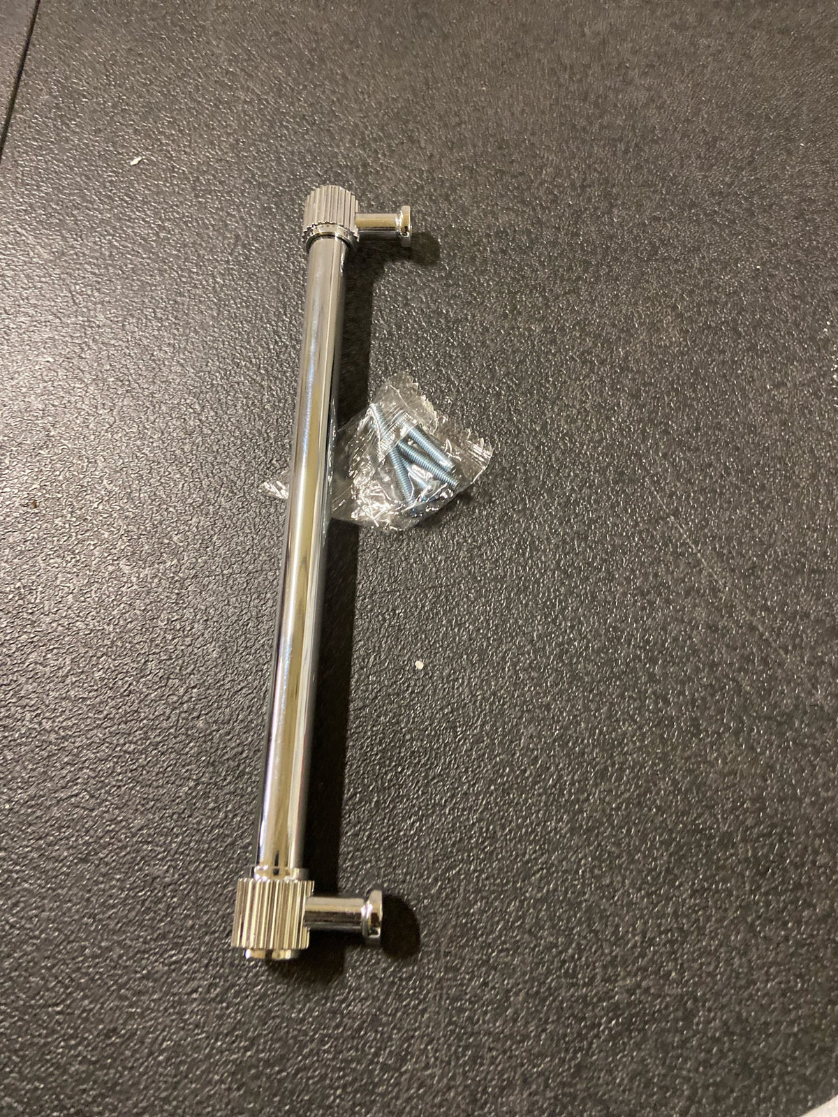 Amerock BP3780726 Farewind 8-13/16 Inch Center to Center Fluted Bar Cabinet Pull - Polished Chrome