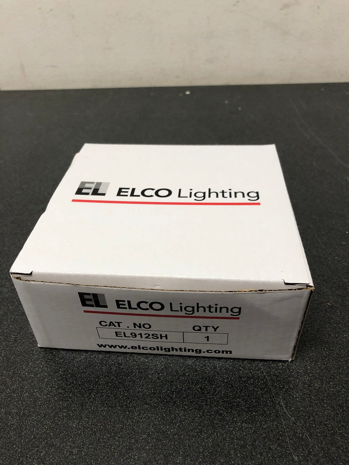 Elco EL912SH 4" White Lexan Shower Trim with Frosted Lens - White