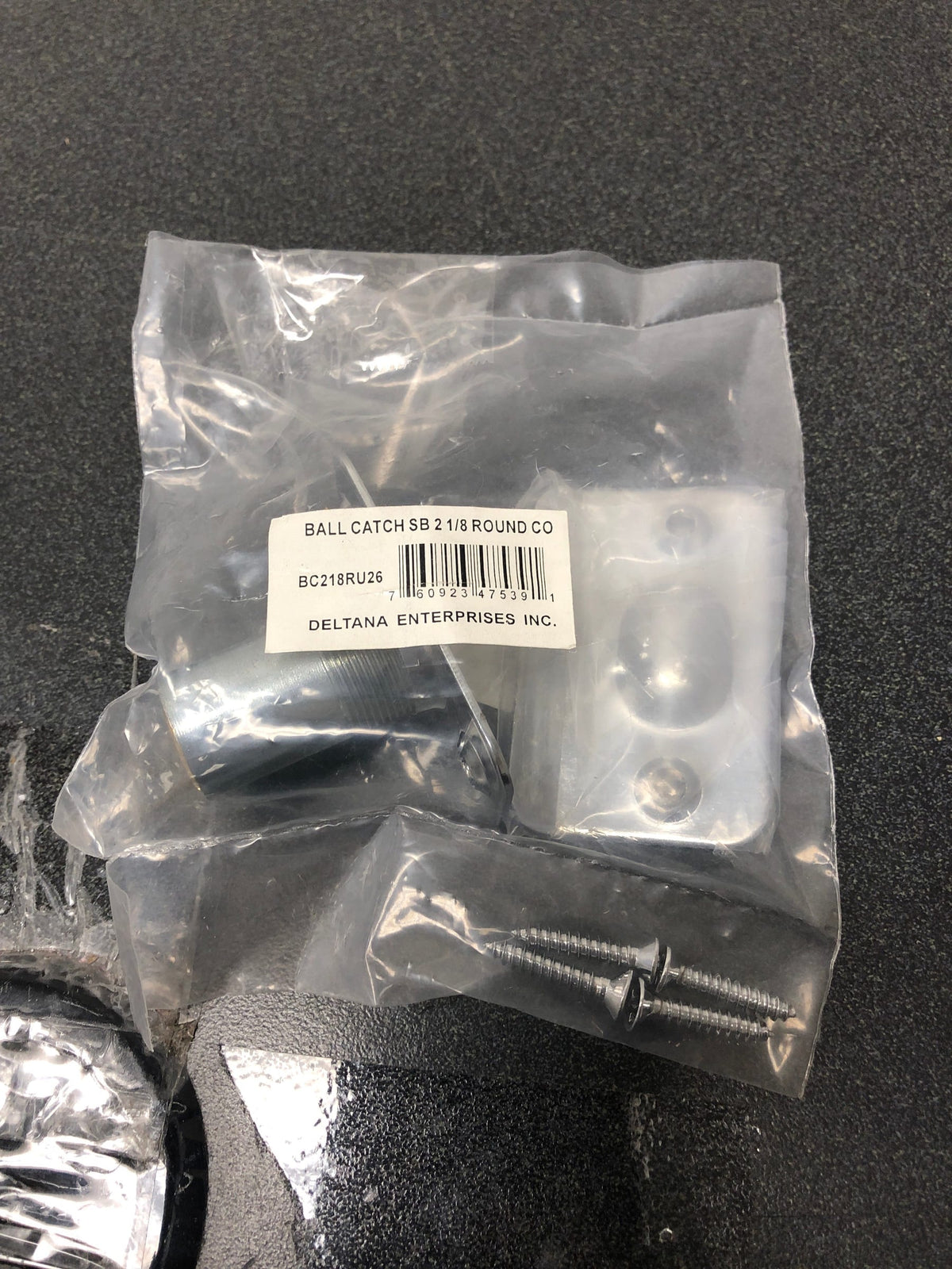 Deltana BC218RU26 2-1/8 Inch Tall Ball Cabinet Catch - Chrome