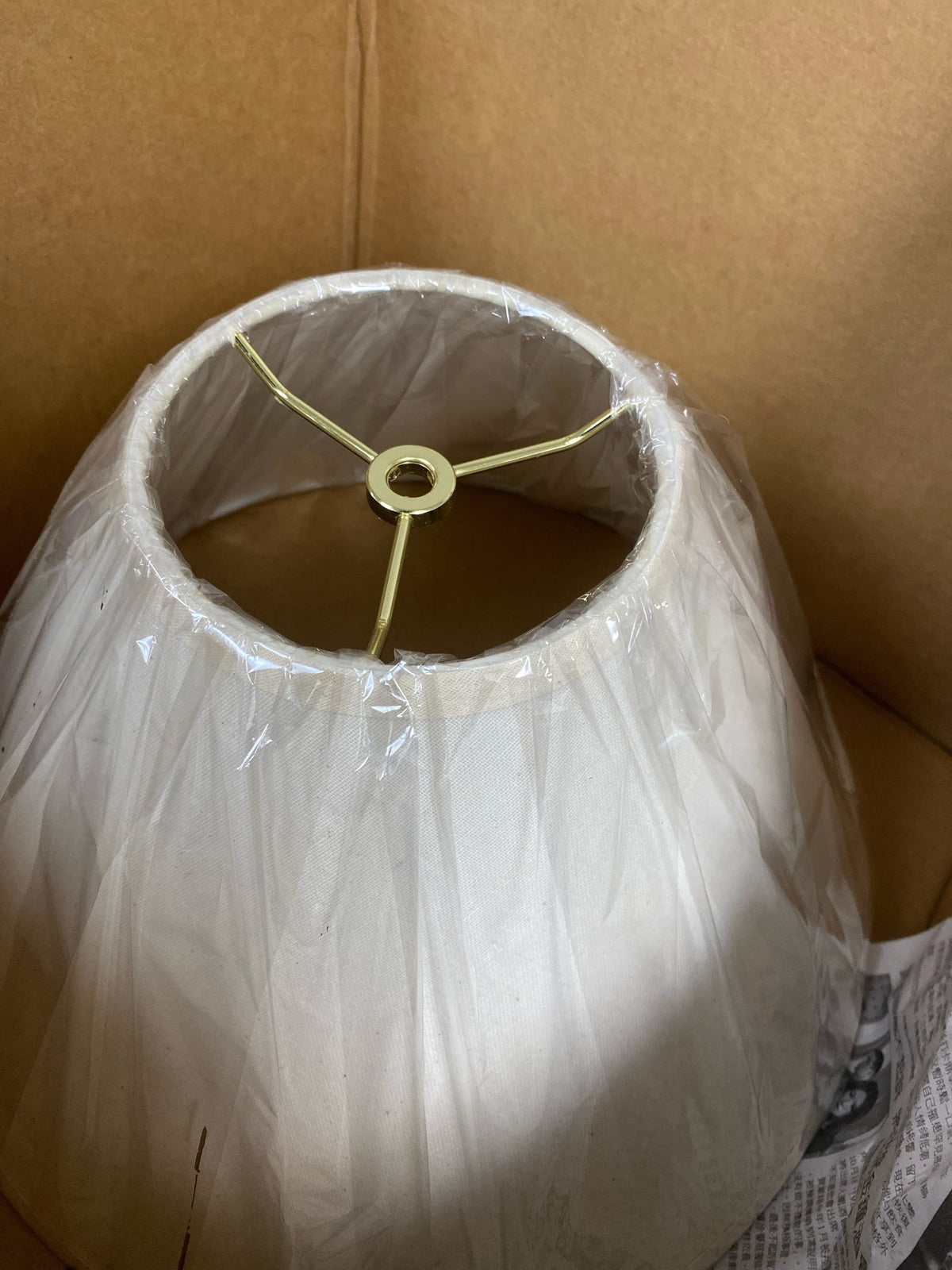 Cal Lighting SH-8108/15-OW Fabric Replacement Shade - Off White