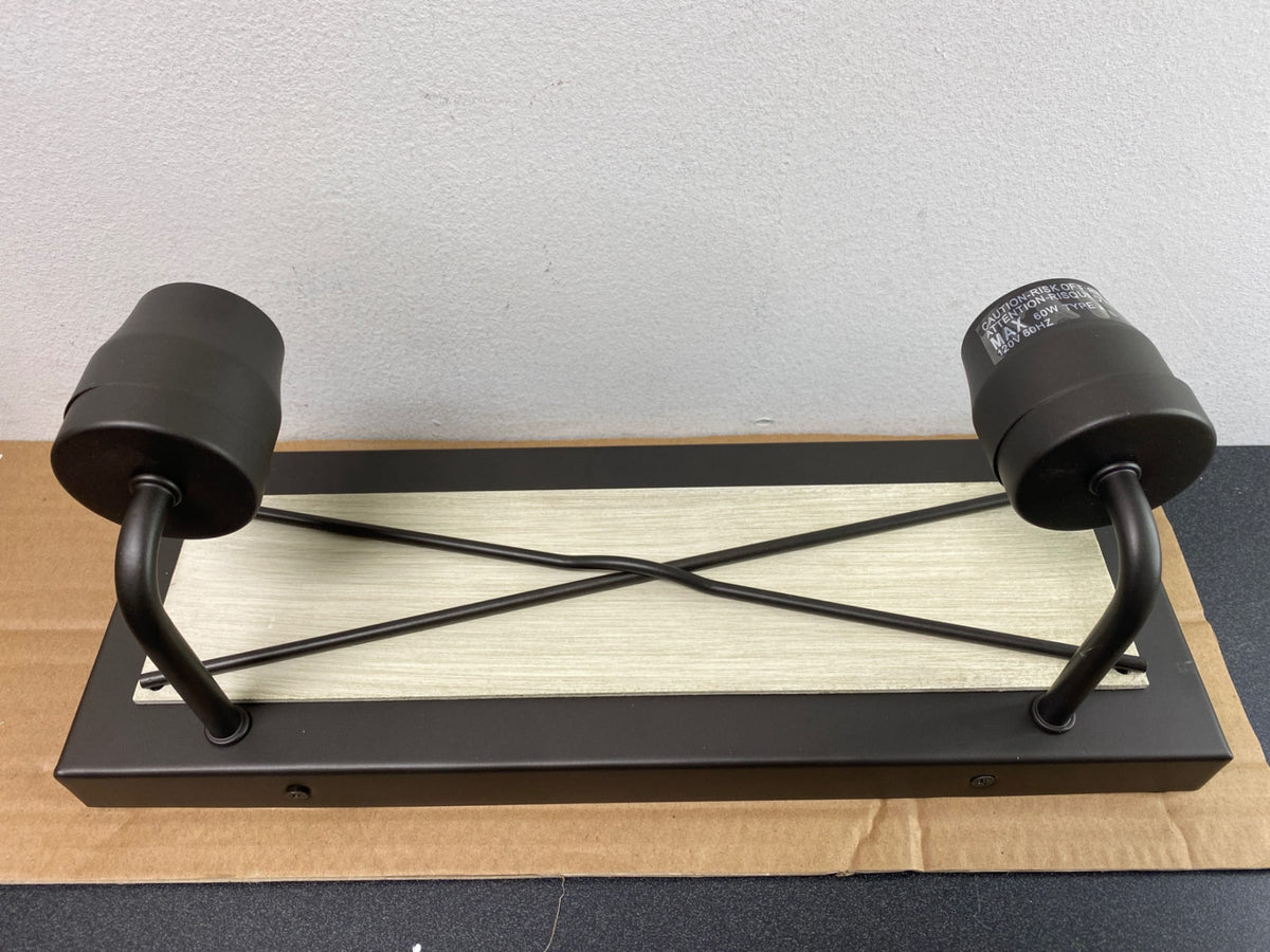 Progress Lighting P300230-143 Briarwood 2 Light 15" Wide Bathroom Vanity Light - Graphite