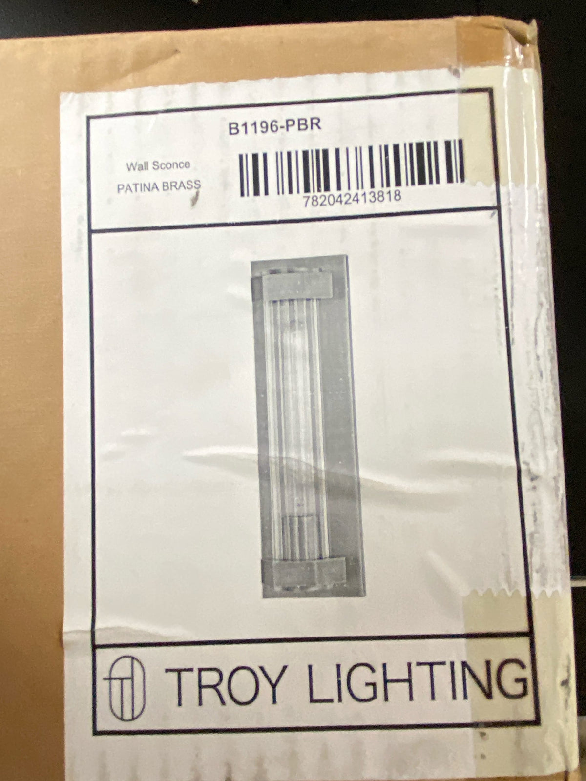 Troy Lighting B1196-PBR Godfrey 15" Tall Wall Sconce - Patina Brass