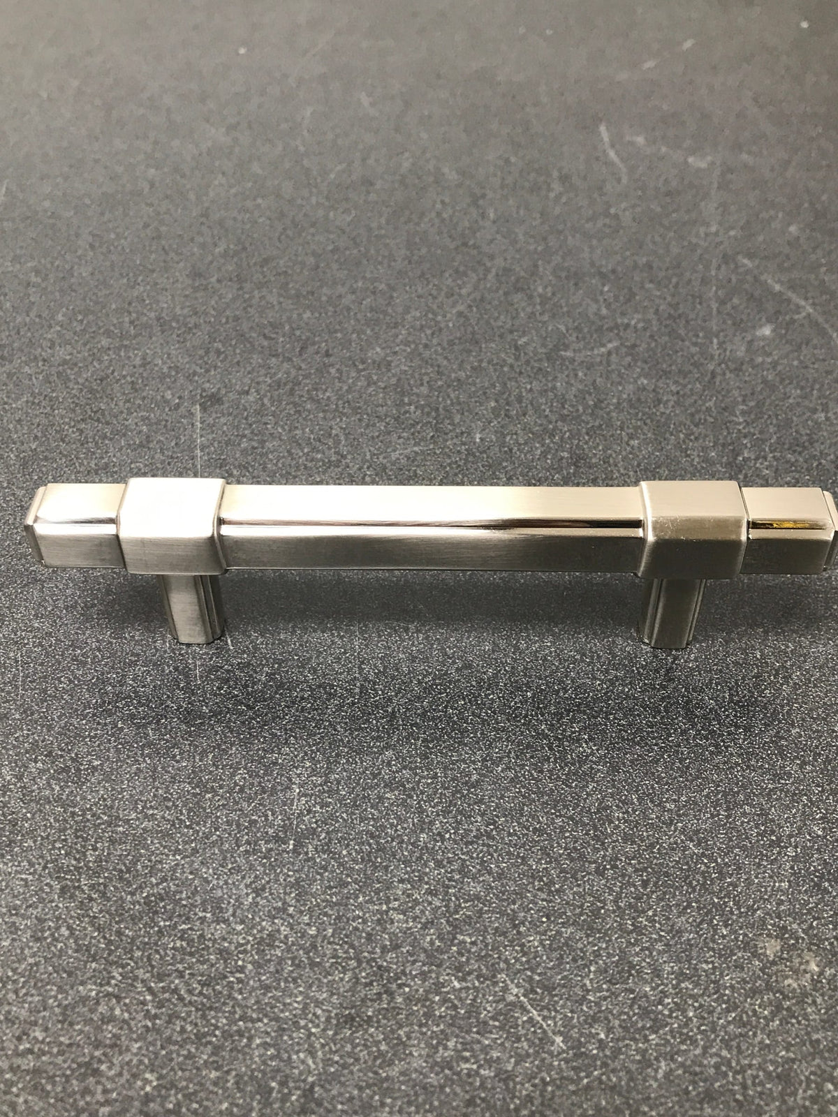 Belwith Keeler B076899-SN Monroe 3-3/4" Center to Center Square Cabinet Bar Handle / Drawer Pull - Satin Nickel